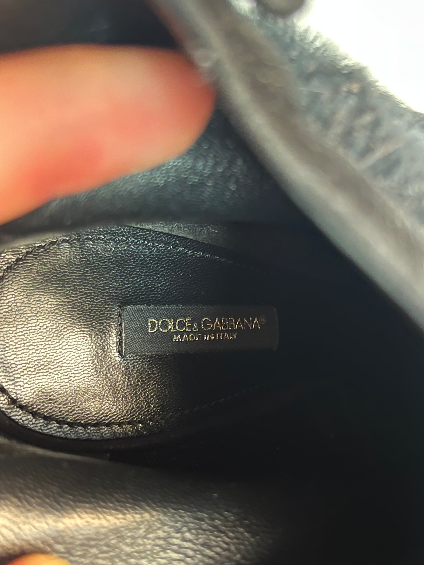 Dolce&Gabbana pony hair ankle boots - eu 39 - black