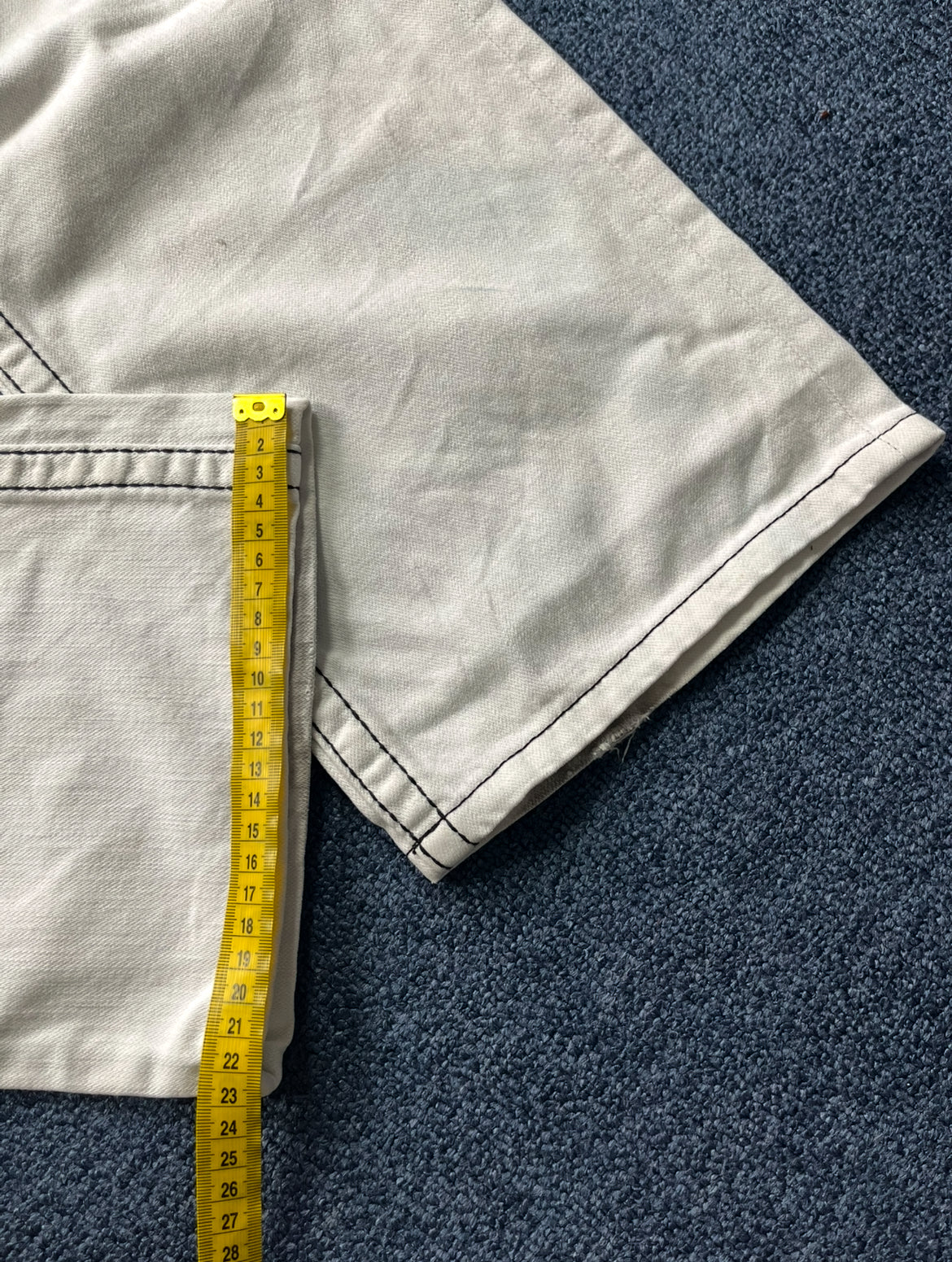 TRUE RELIGION RAINBOW RICKY white jeans (34)