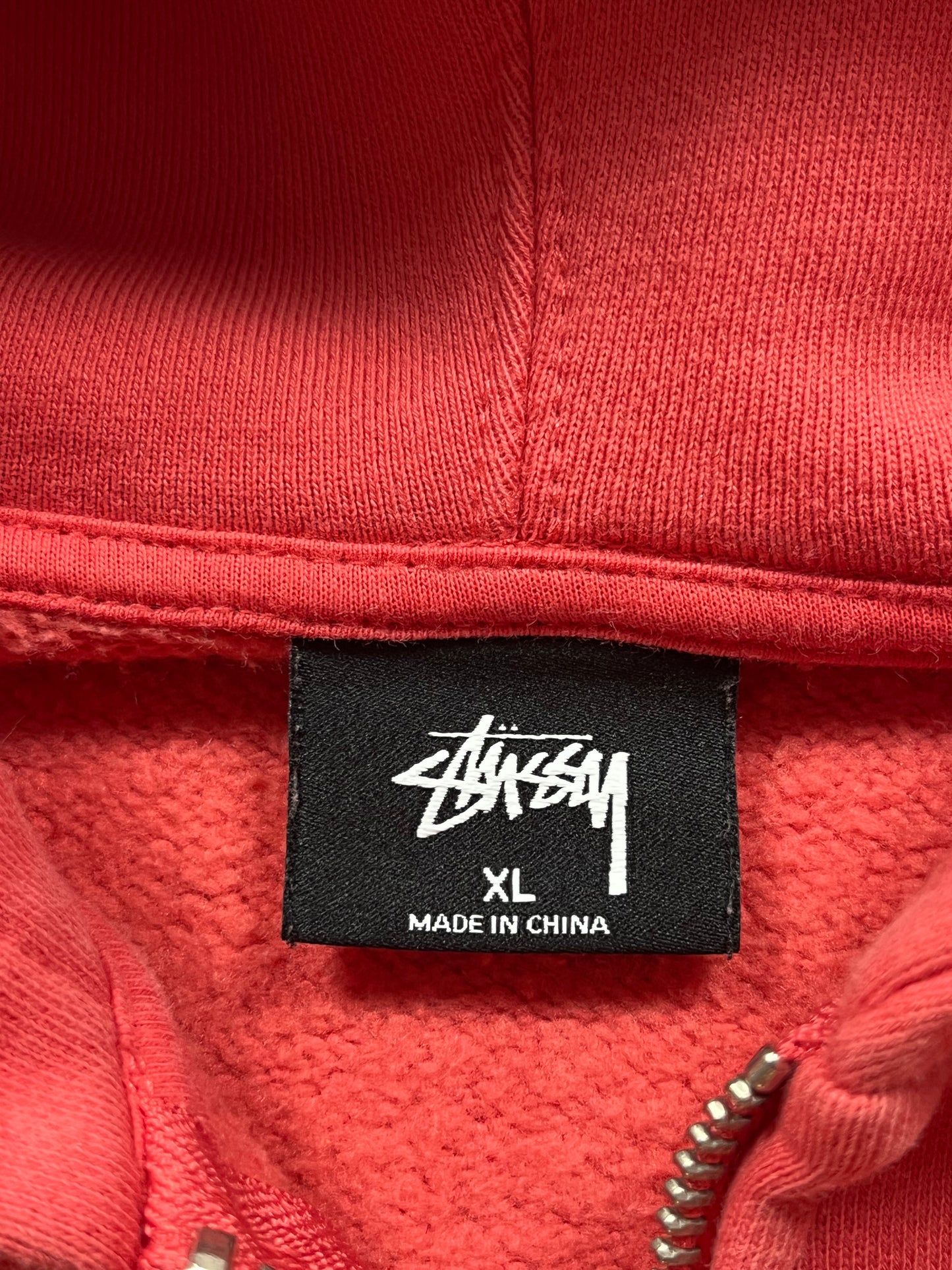 STUSSY ZIP UP HOODIE (XL)