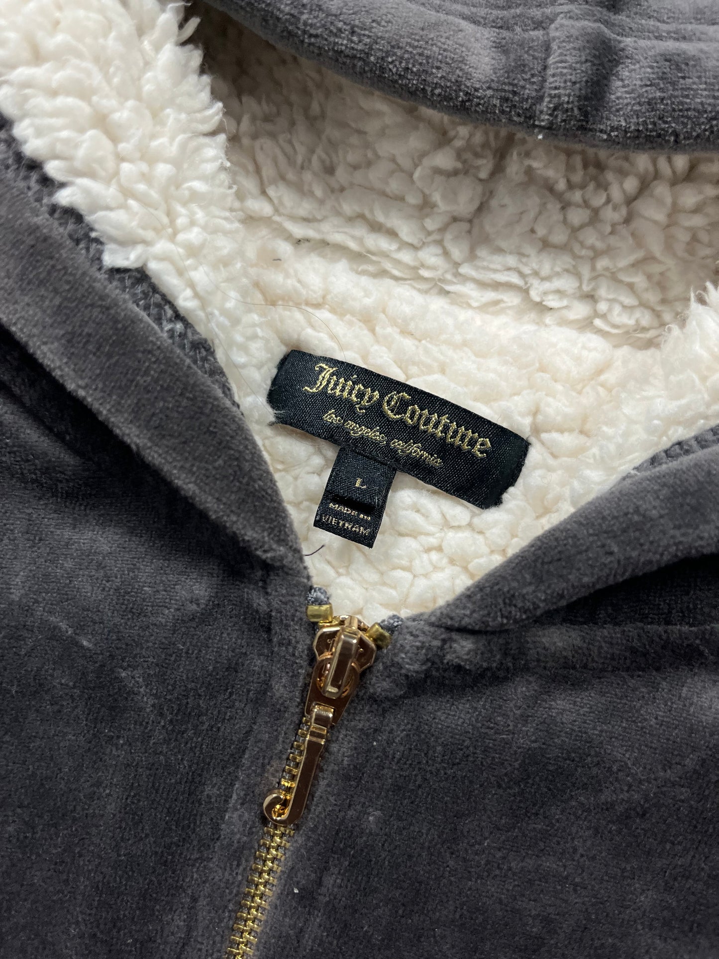 JUICY COUTURE ZIP UP HOODIE (wmns L)