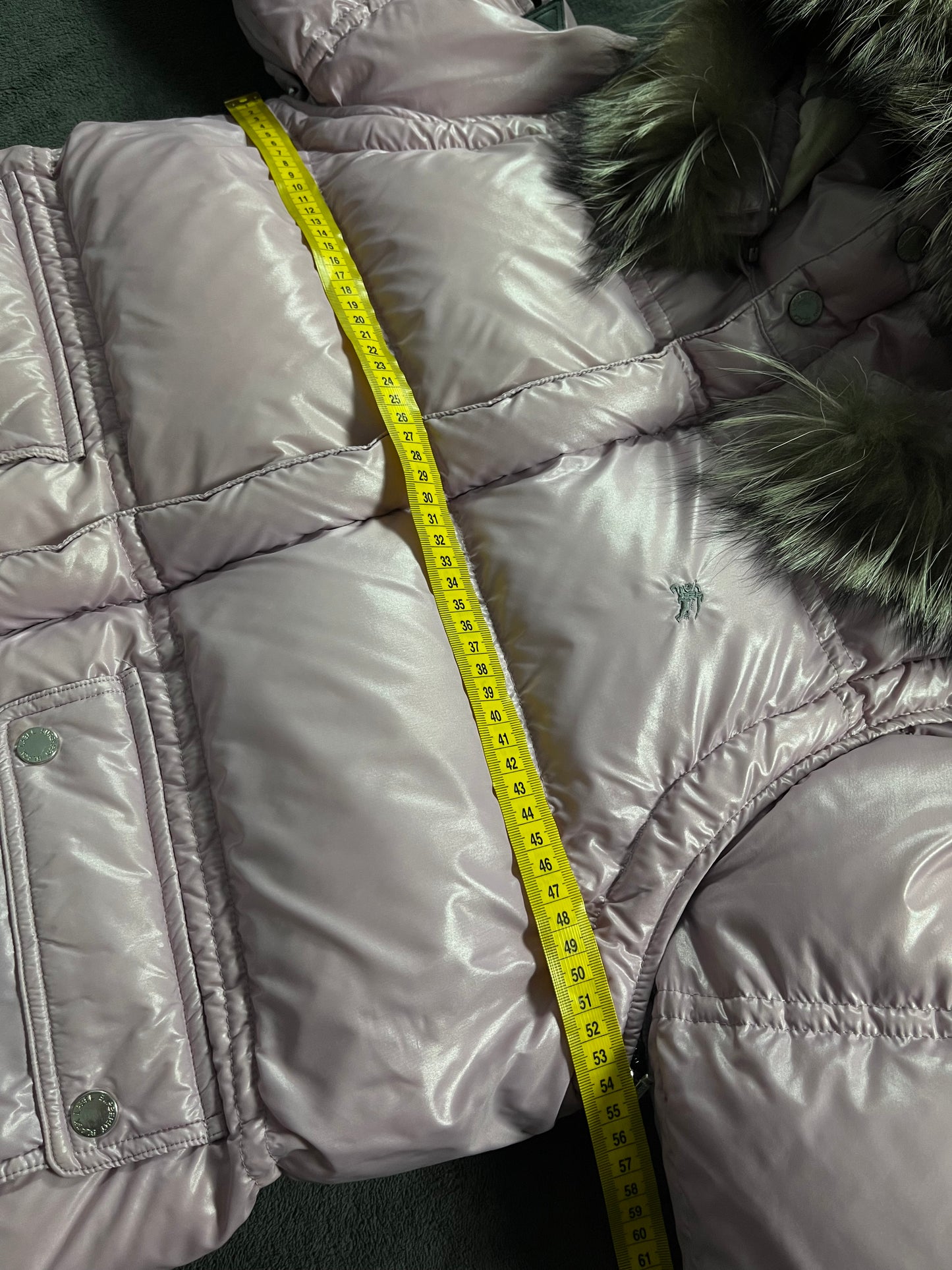 00’s BURBERRY made in Japan real fur down jacket (L)