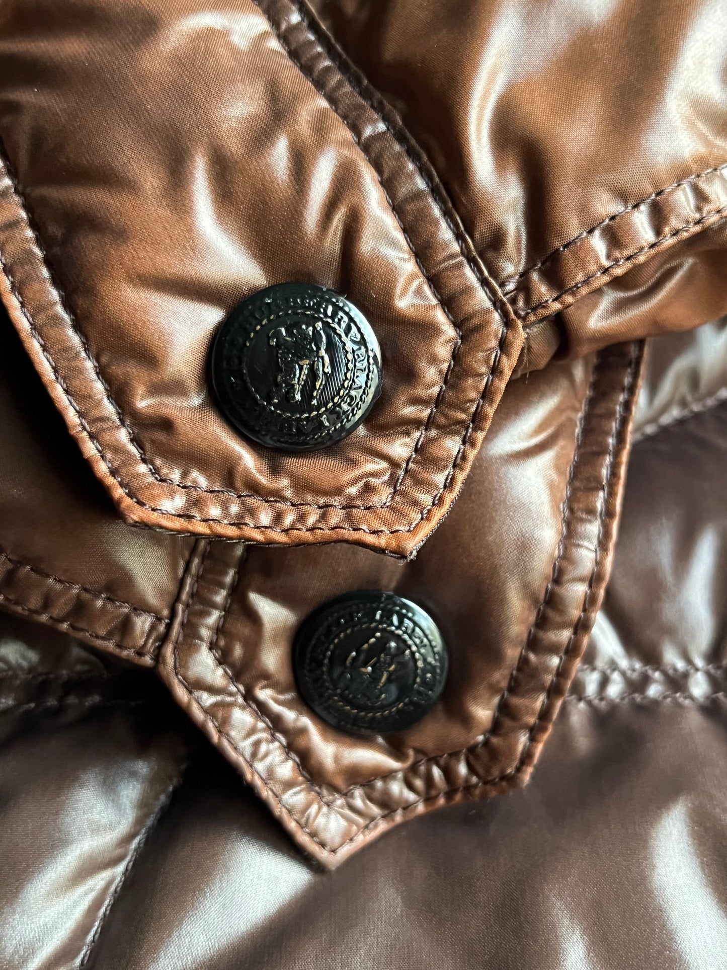 00’s BURBERRY made in Japan 2 in 1 down jacket (M) - brown