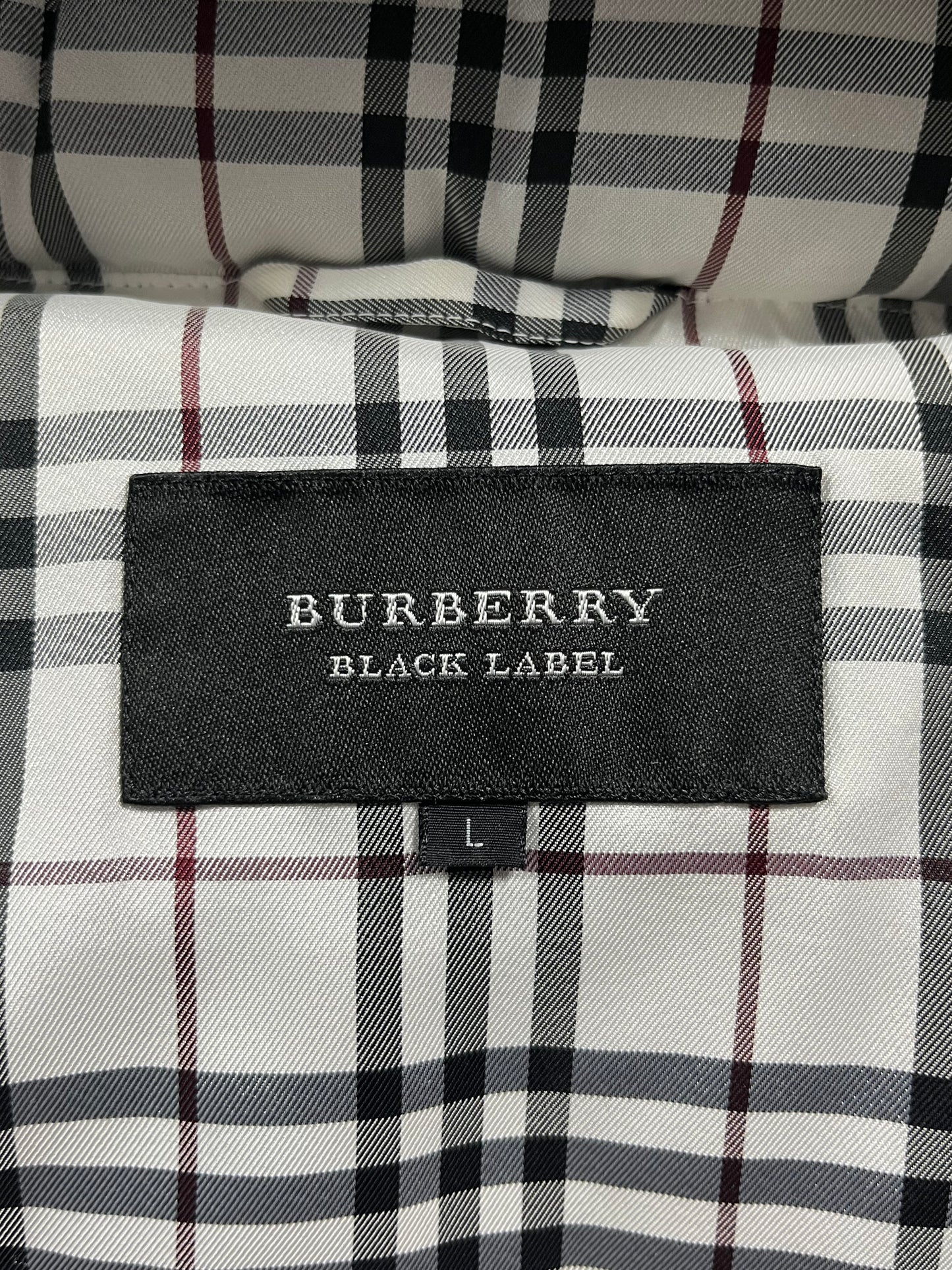 00’s BURBERRY made in Japan real fur down jacket (L)