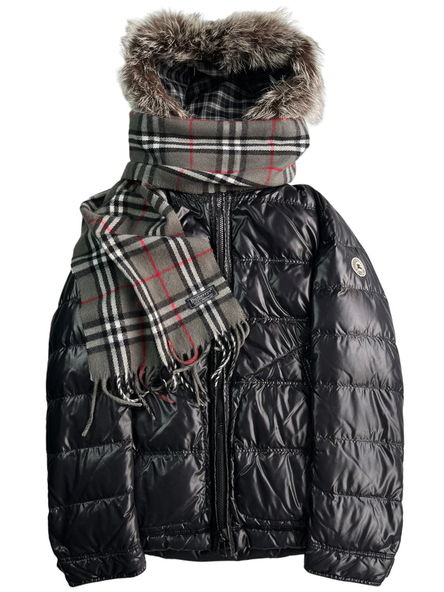 00’s BURBERRY made in Japan 2 in 1 down jacket (S/M) - black