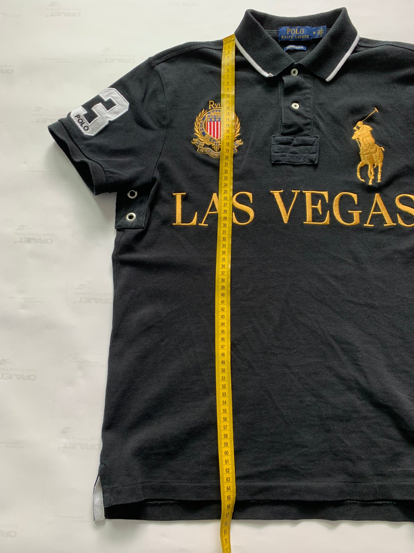 RL ‘LAS VEGAS’ POLO T-SHIRT (M)