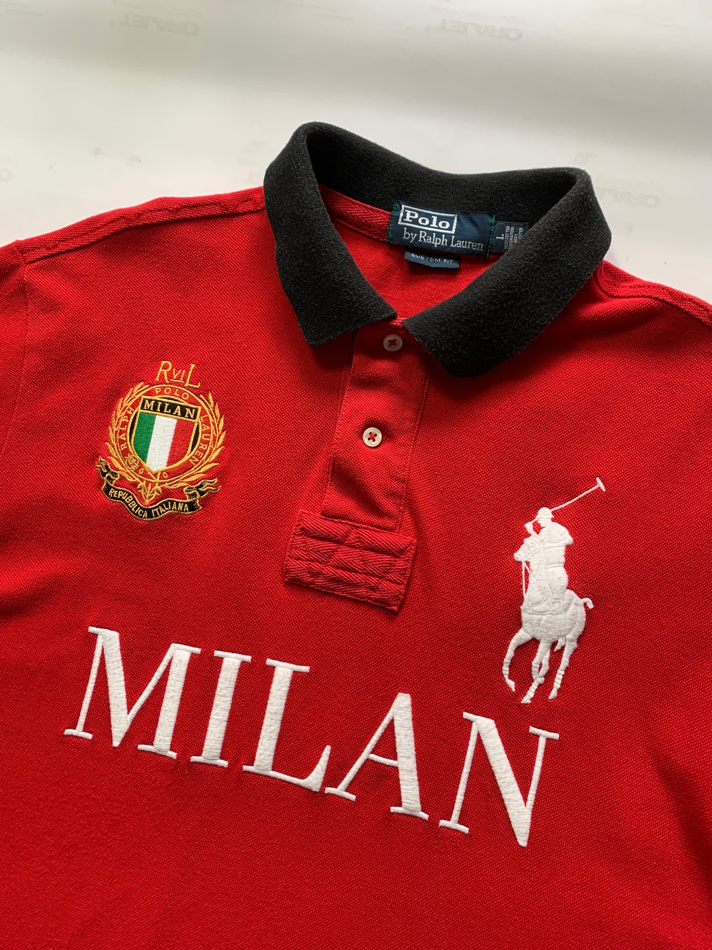 RL ‘MILAN’ POLO T-SHIRT (L)
