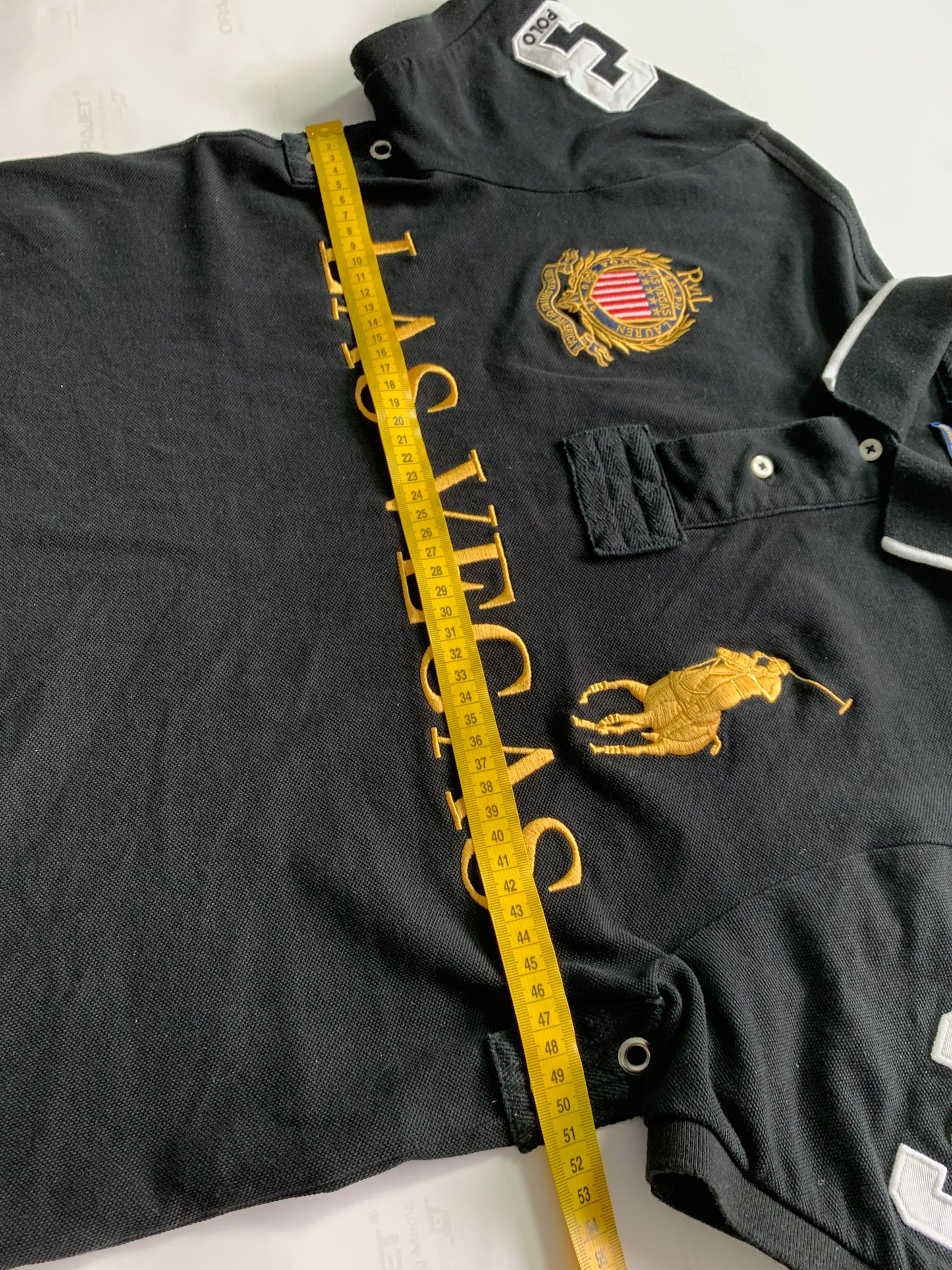 RL ‘LAS VEGAS’ POLO T-SHIRT (M)