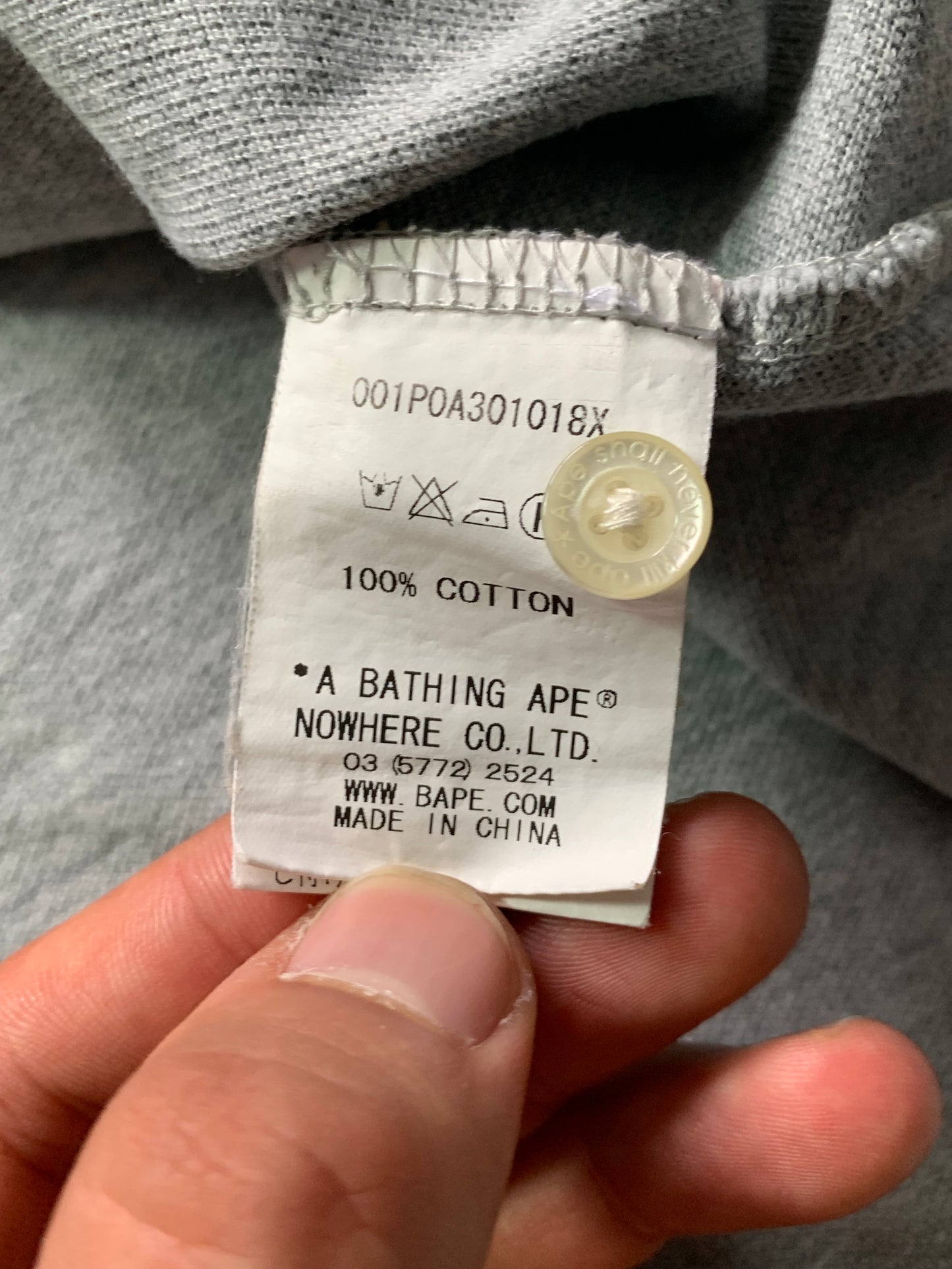 BAPE x SWAROVSKI POLO T-SHIRT (M)