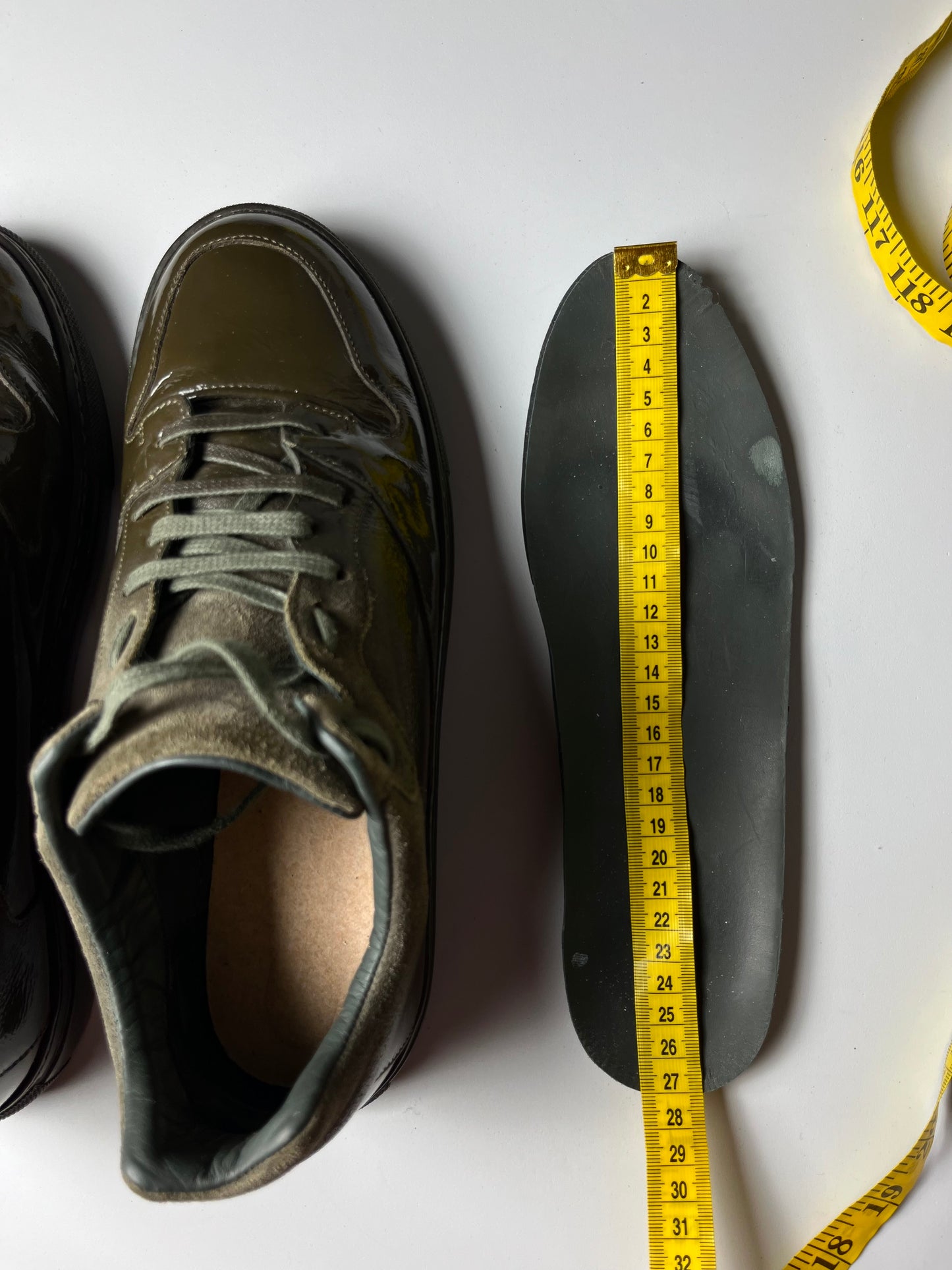 Balenciaga low Dipped Suede Leather - EU 40 - olive green