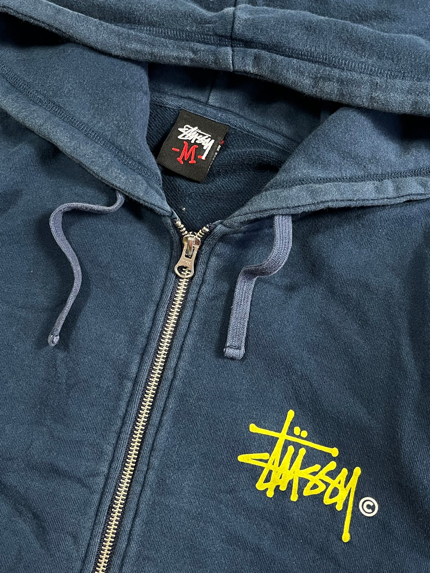 Vintage Stussy zip up hoodie (M)