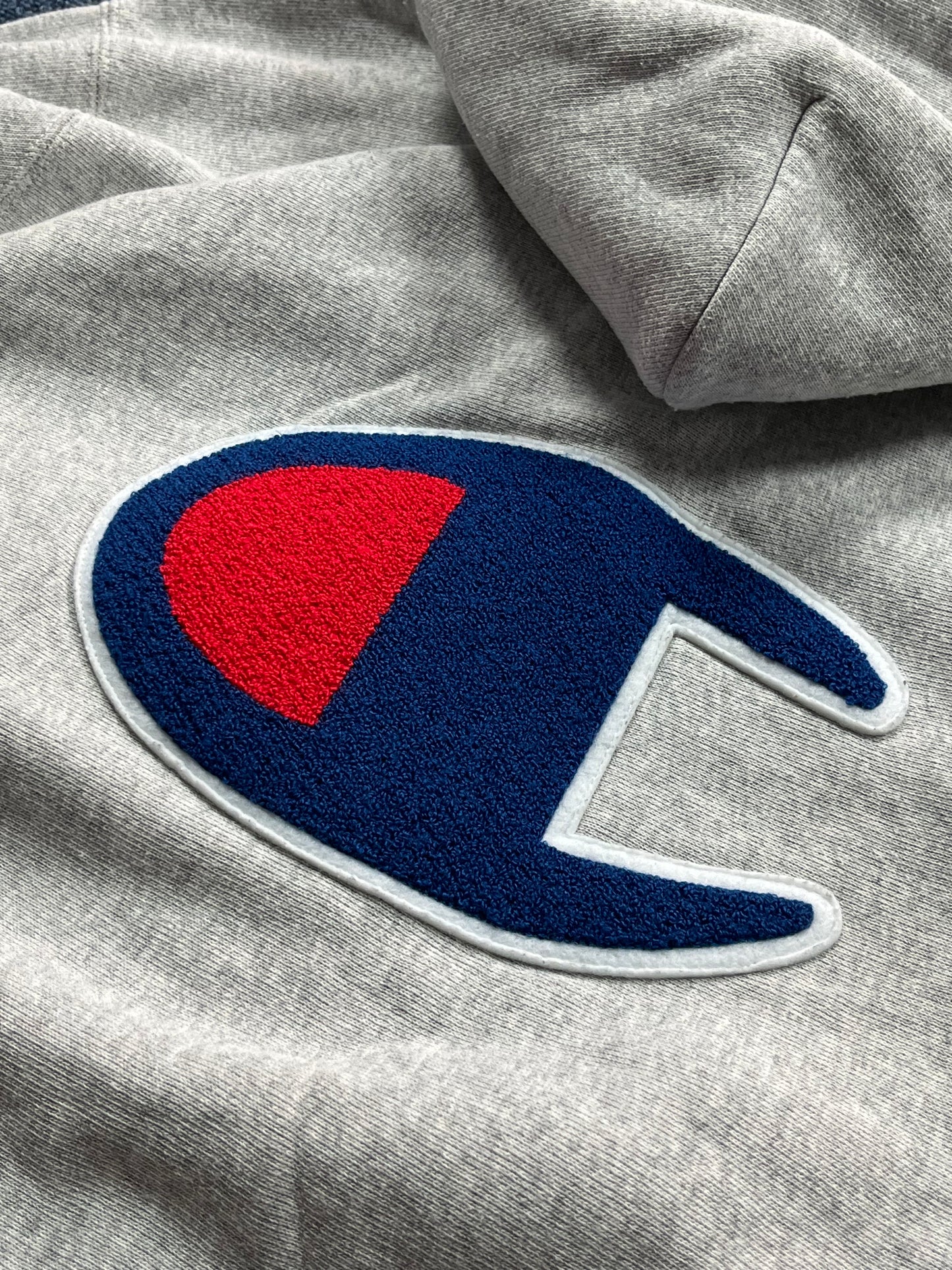 2016 BAPE X CHAMPION ZIP UP HOODIE (L/M)