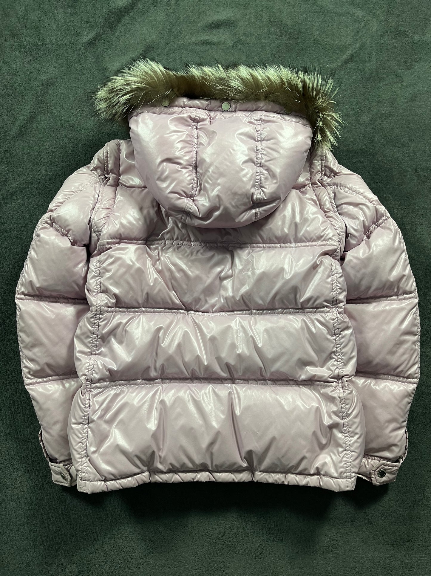 00’s BURBERRY made in Japan real fur down jacket (L)