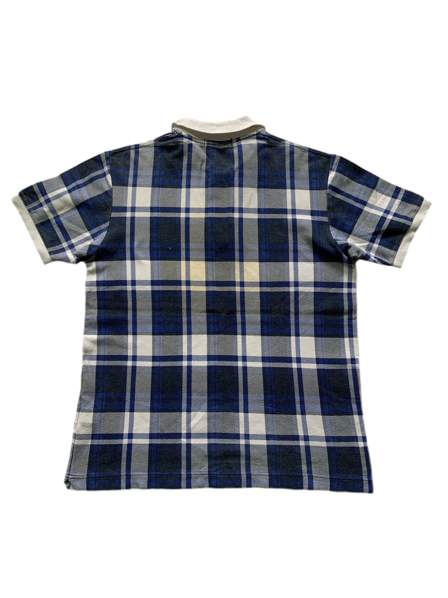 Vintage 2007 BAPE plaid polo T-shirt (M)