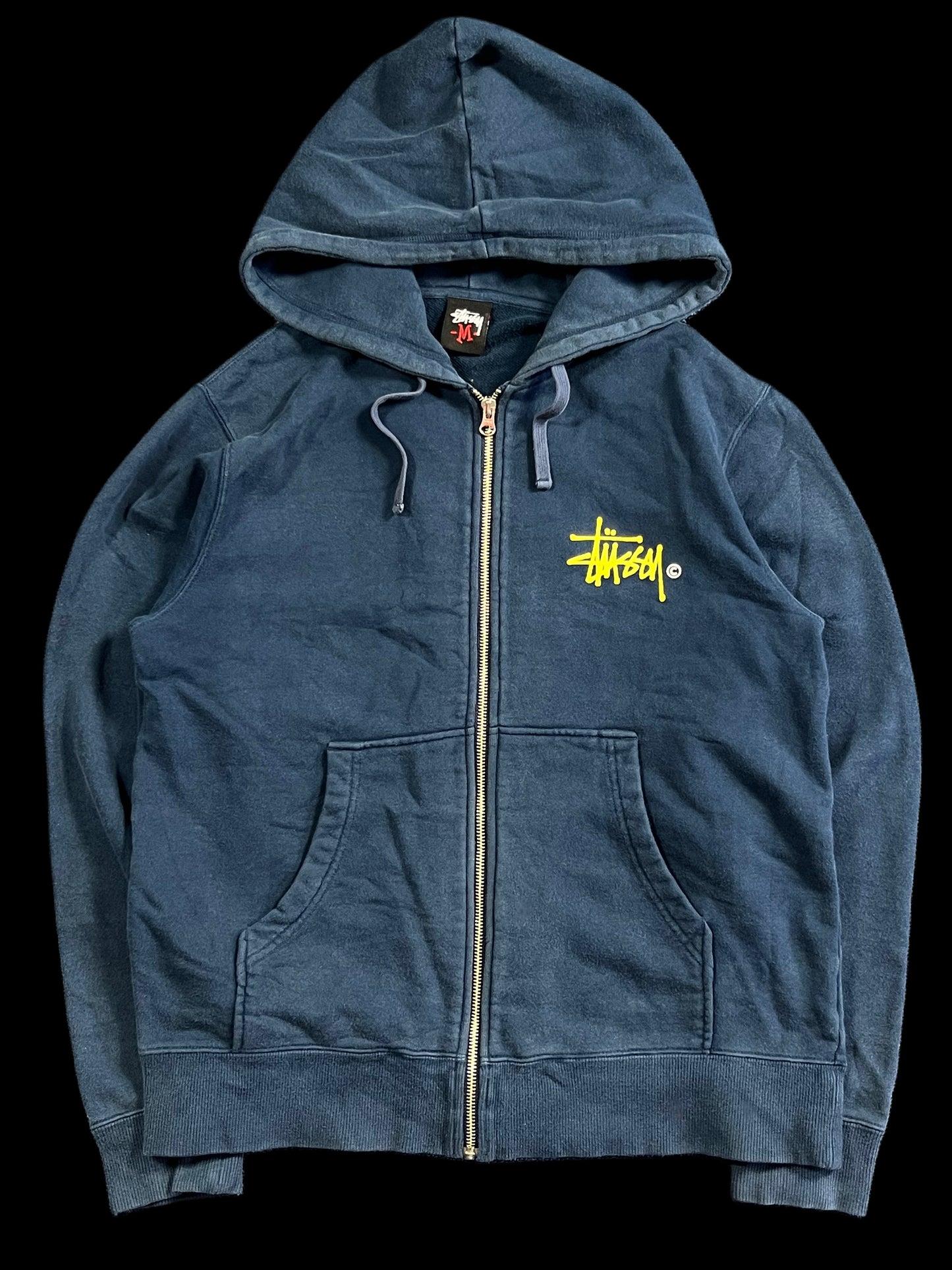 Vintage Stussy zip up hoodie (M)