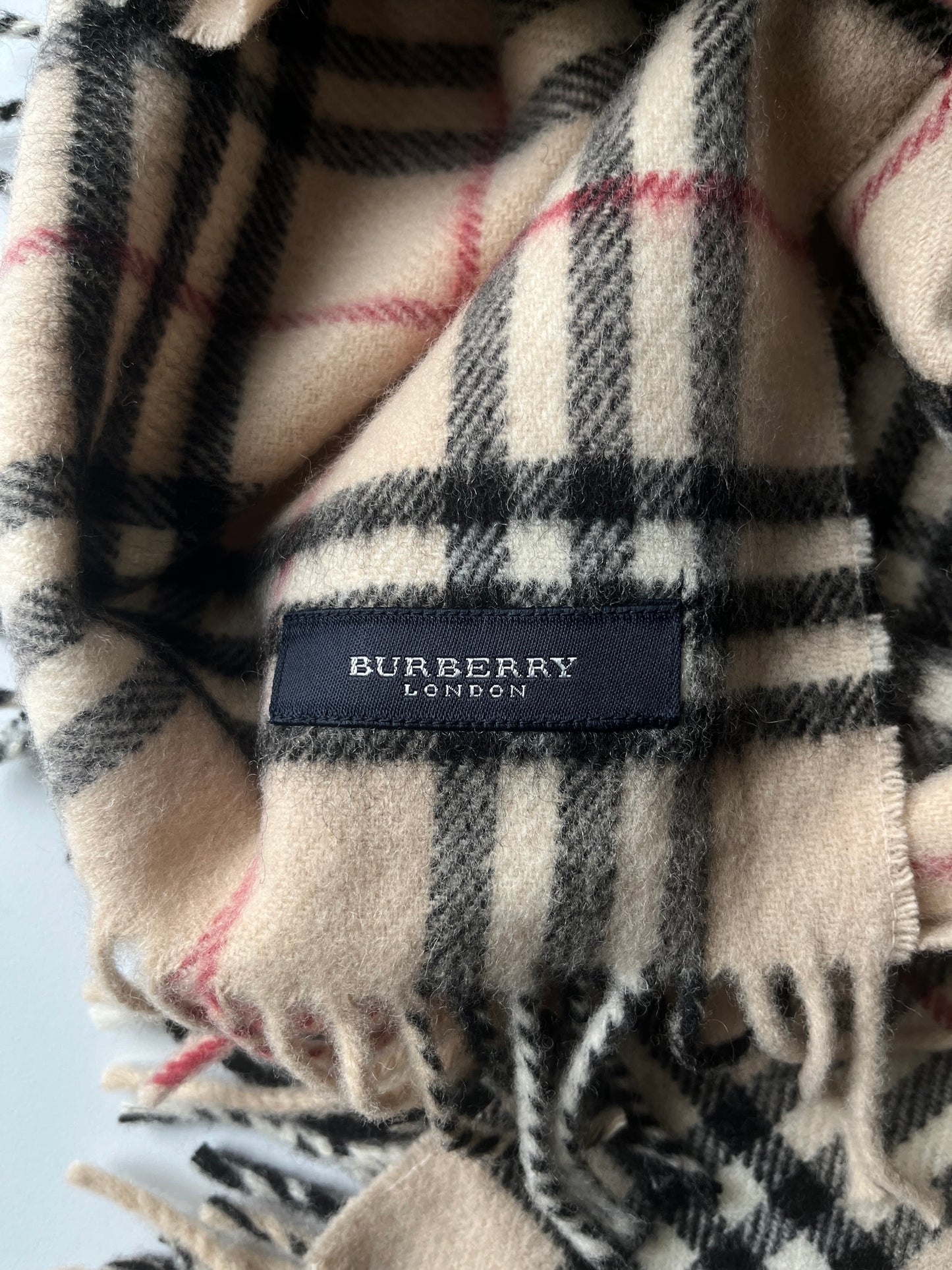 00’s BURBERRY made in Japan real fur down jacket (L)
