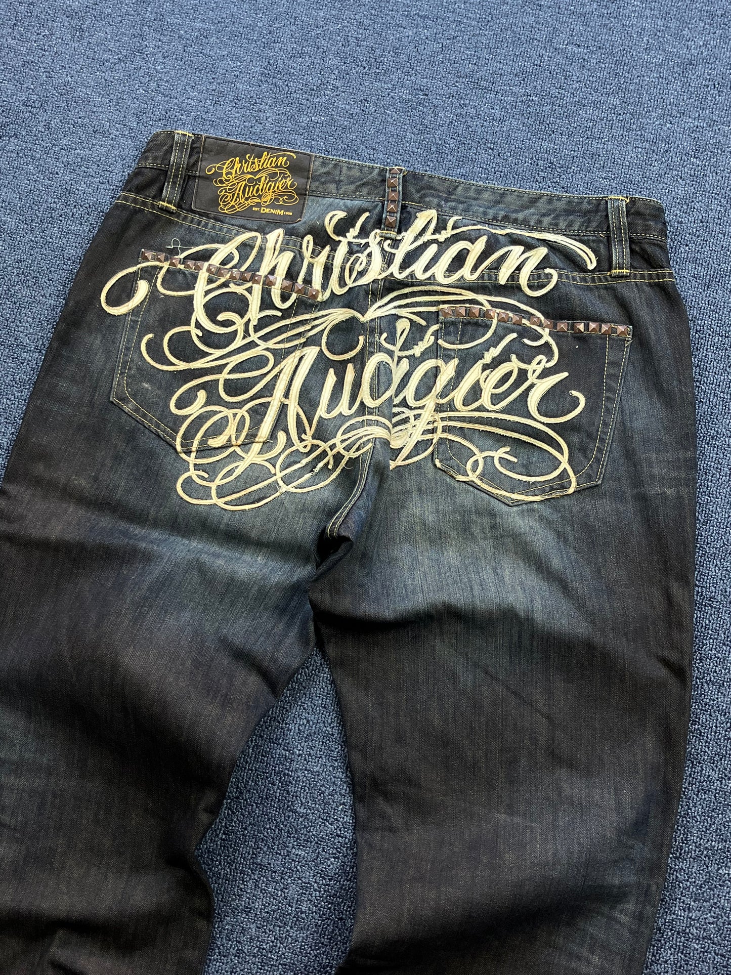 CHRISTIAN AUDIGIER BAGGY JEANS (38x32)