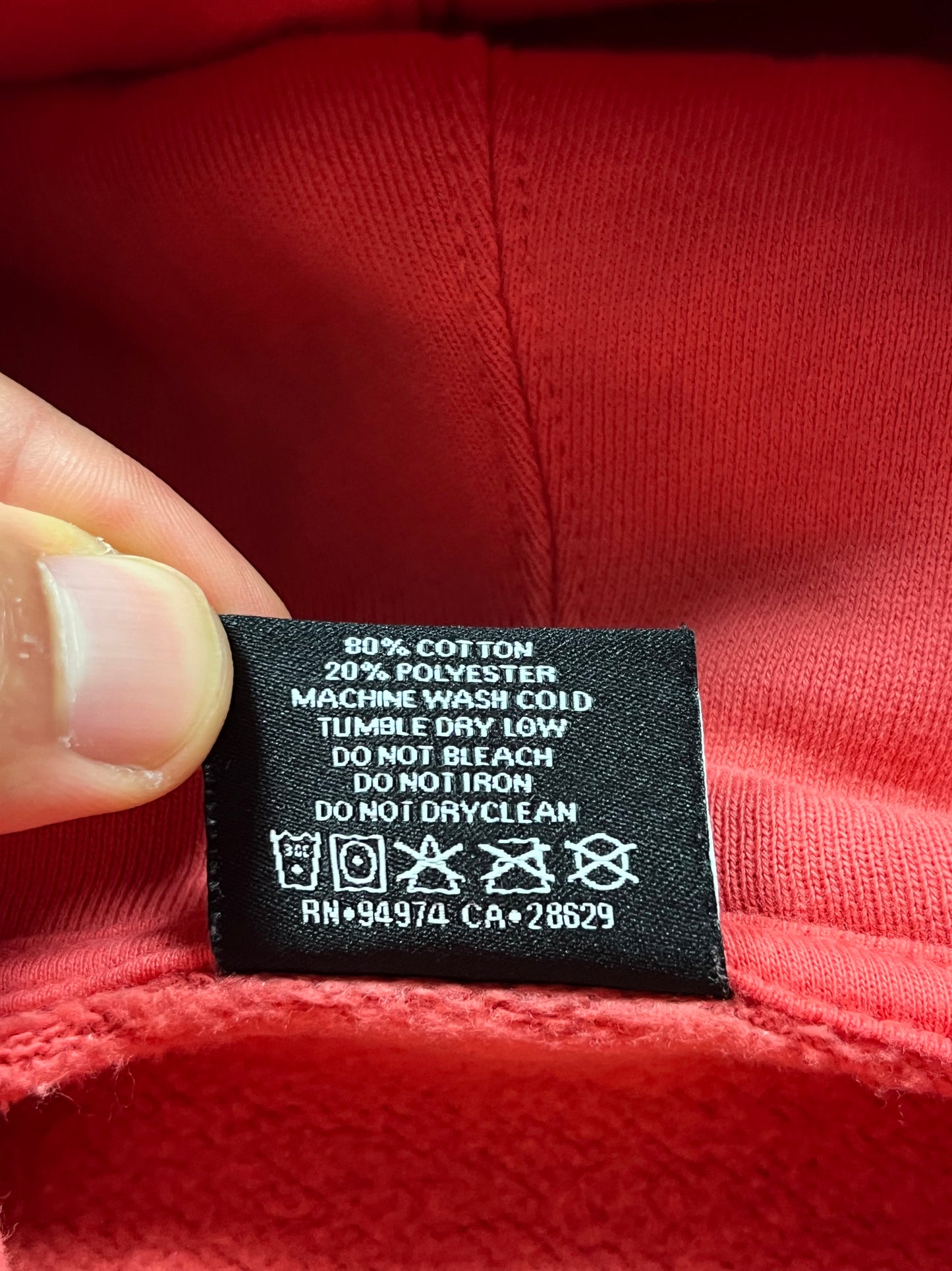 STUSSY ZIP UP HOODIE (XL)