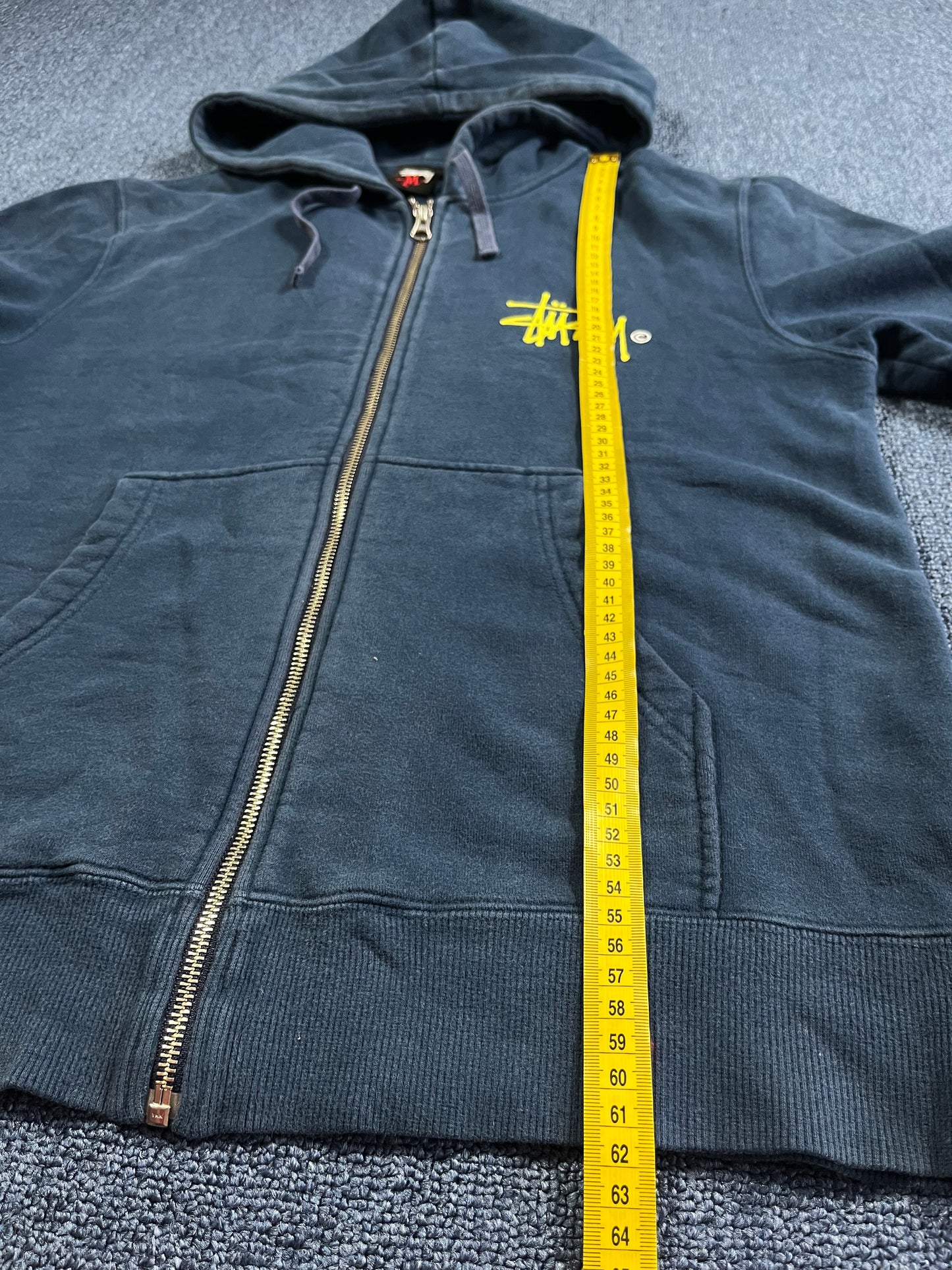 Vintage Stussy zip up hoodie (M)