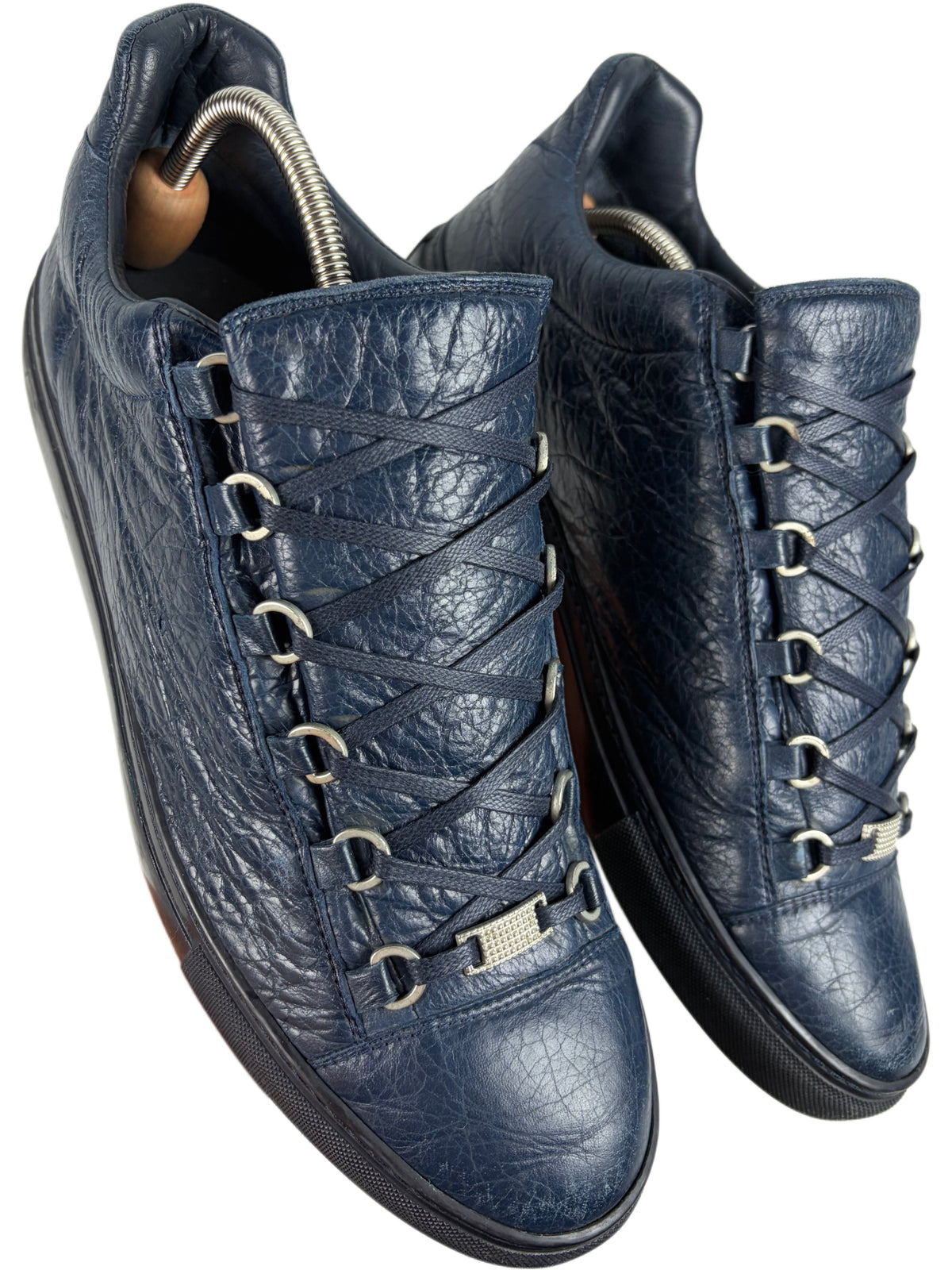 Balenciaga arena low - eu 45 / us 12 - navy blue