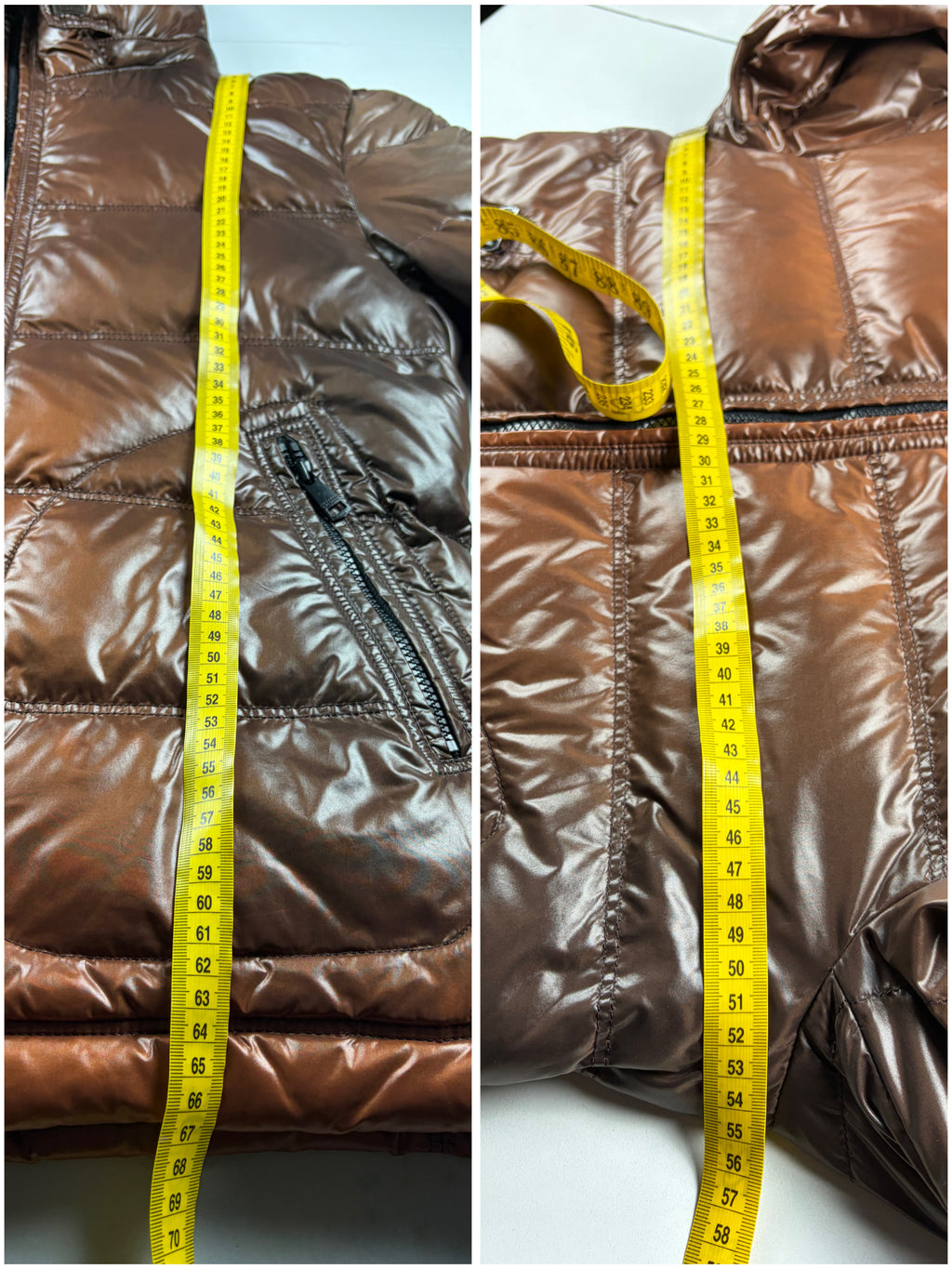 00’s BURBERRY Black Label 2 in 1 real fur down jacket (M/L) - brown