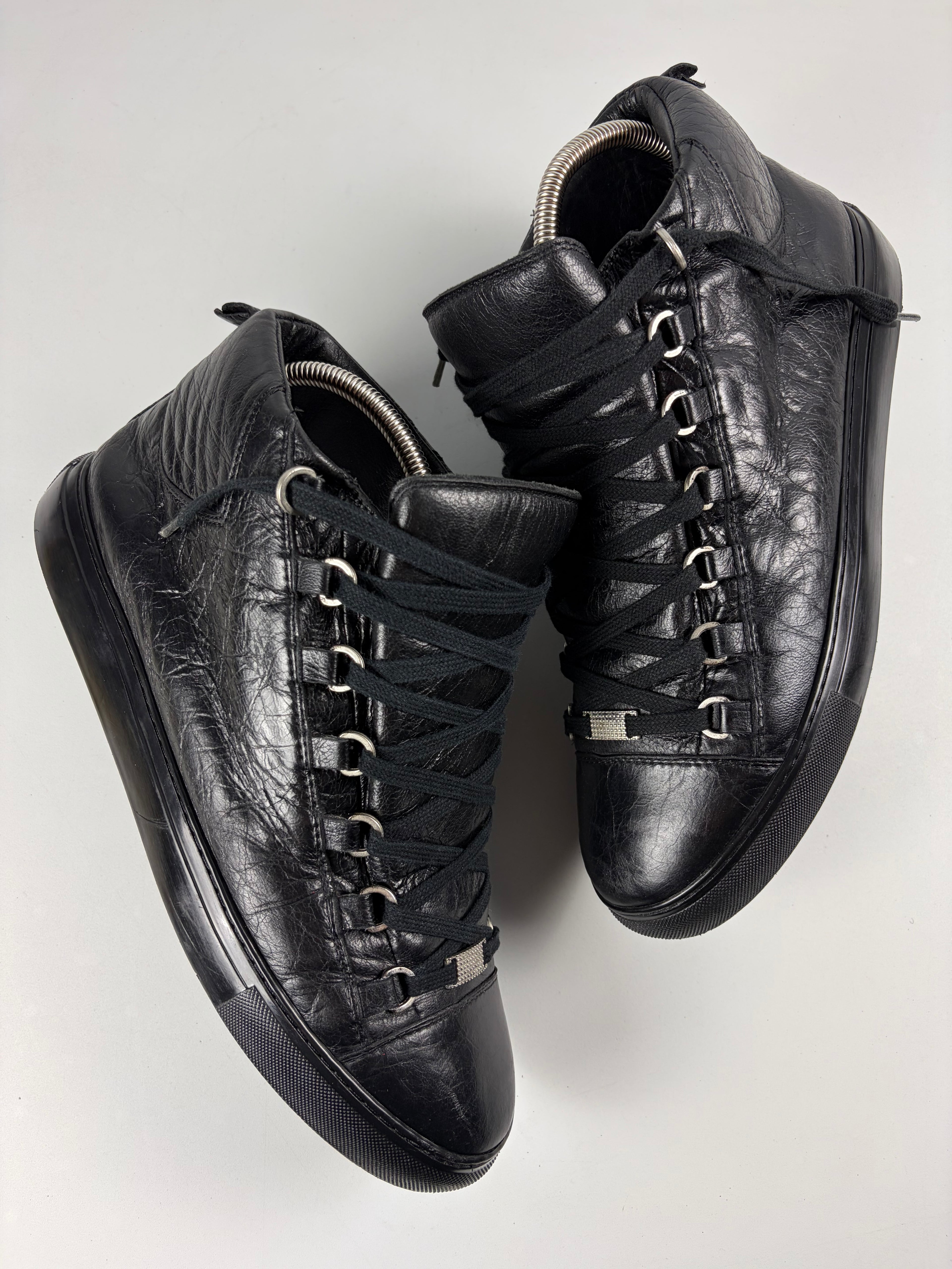 Balenciaga arena high tops - eu 43 / us 10 - black