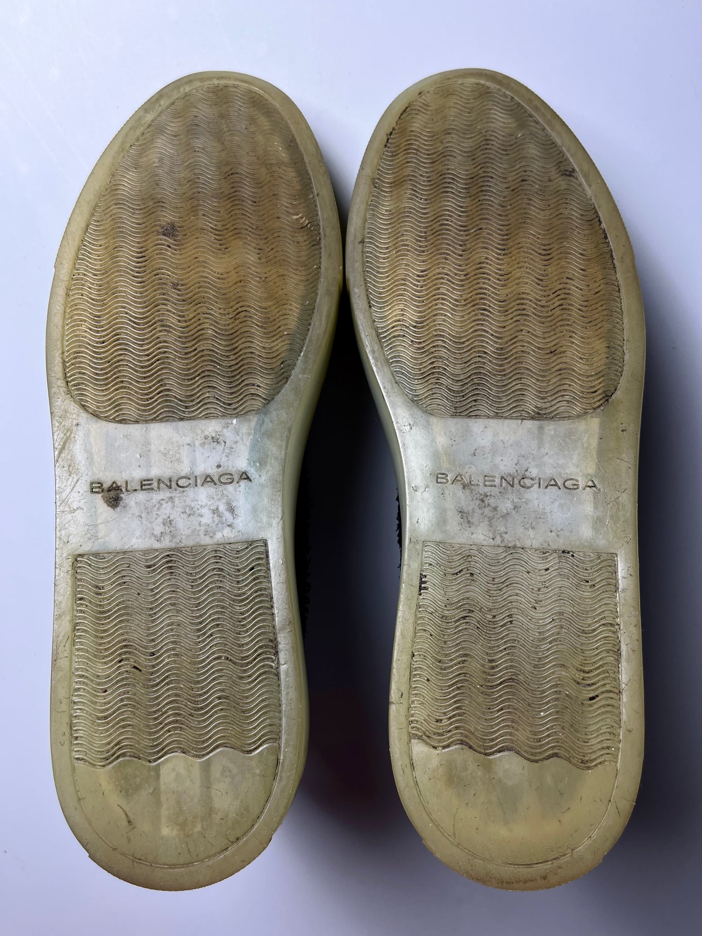 Balenciaga low Corduroy Distressed - EU 40 - black