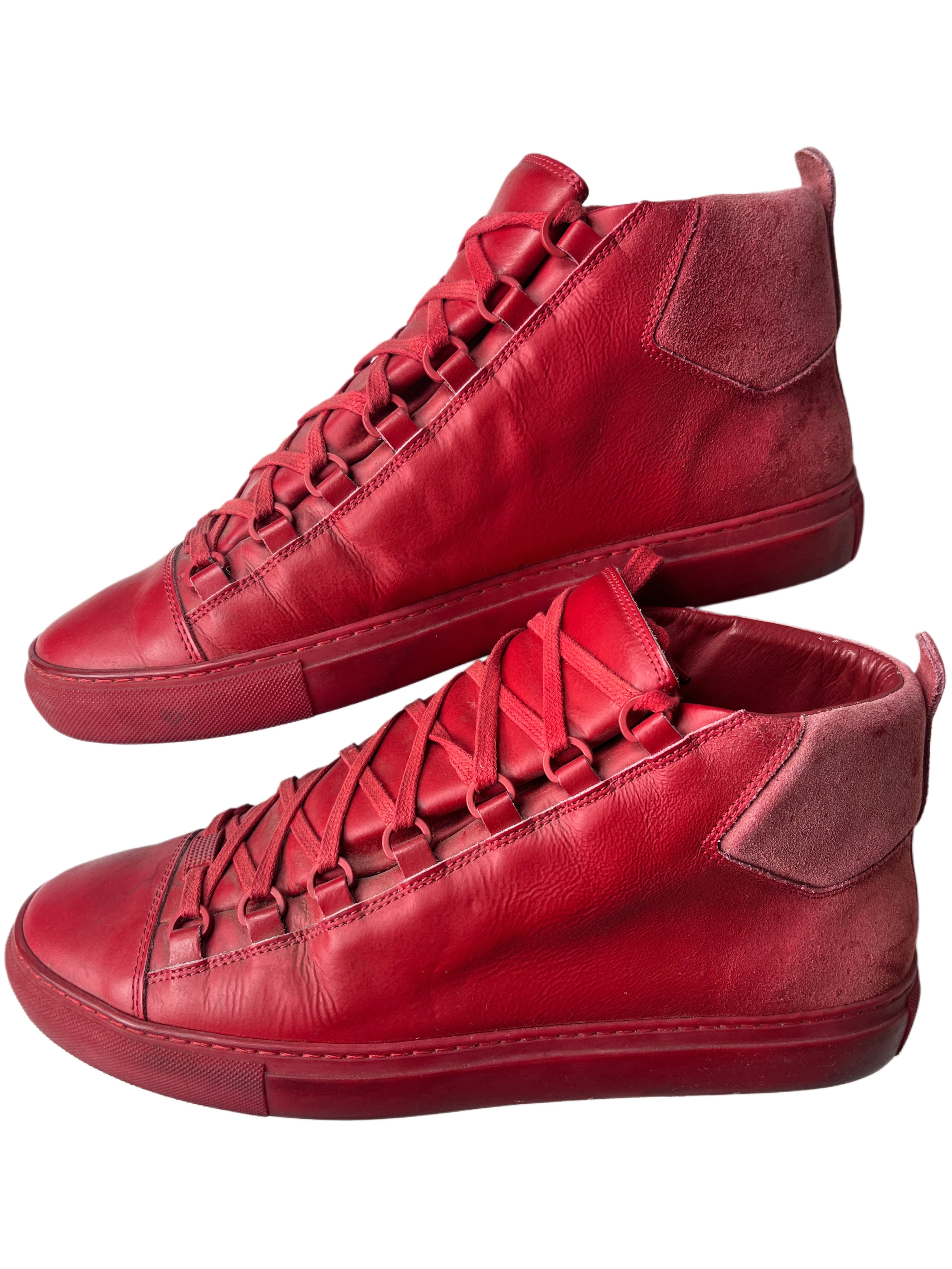 Balenciaga arena high top - Eu 43 - red