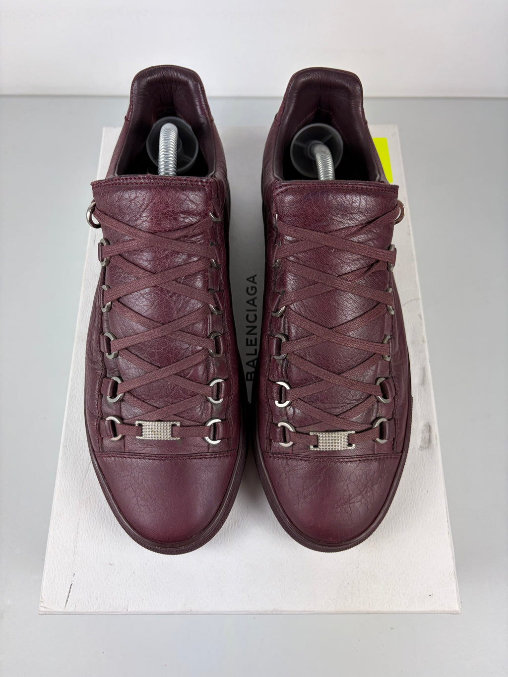 Balenciaga arena low - eu 40 - burgundy