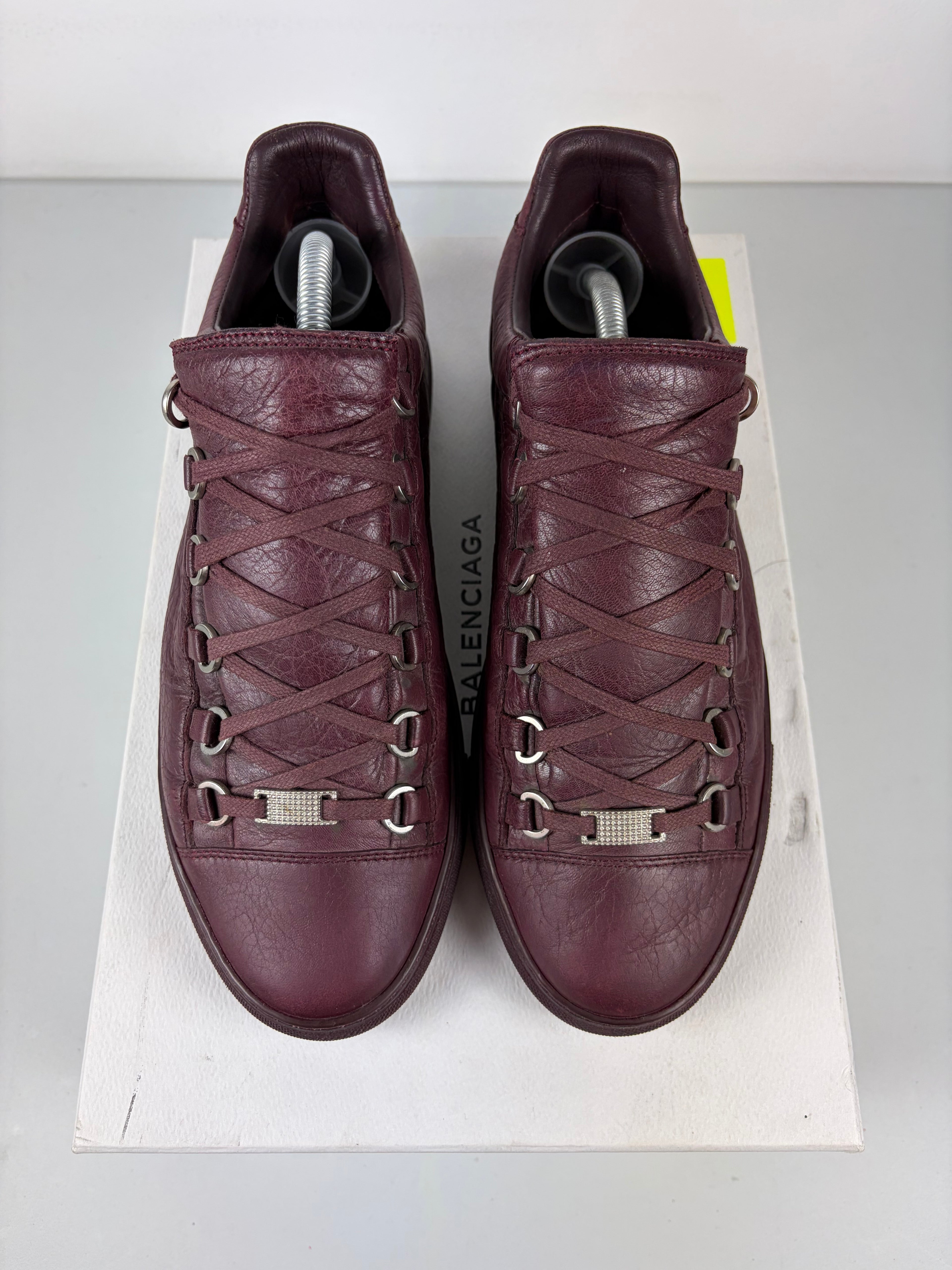 Balenciaga arena low - eu 40 - burgundy