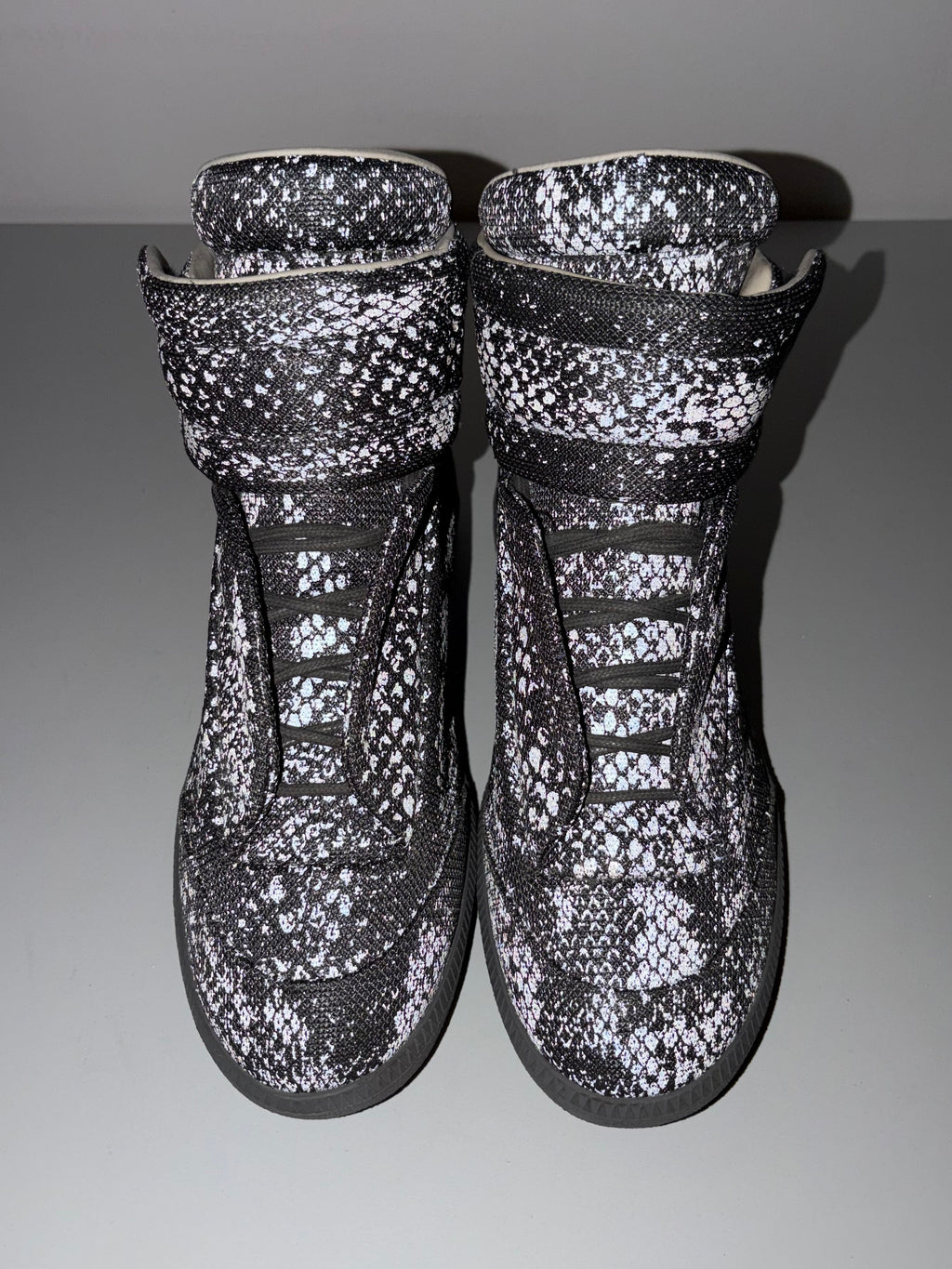 Maison Margiela Future ‘Reflective Python’ high tops - eu 42 / us 9