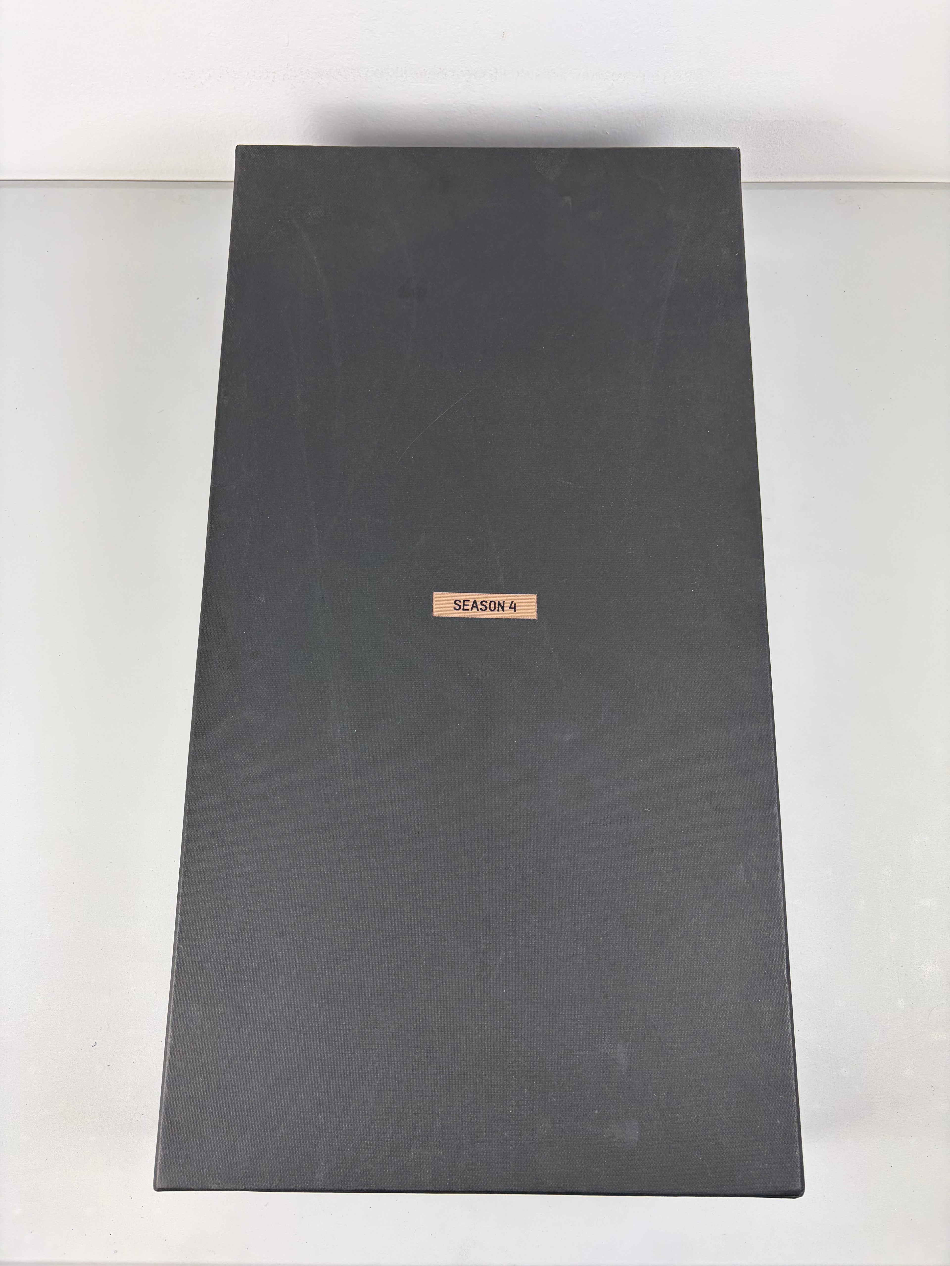 2016 Kanye West's YEEZY Season 4 bleached denim boots - eu 38 - white