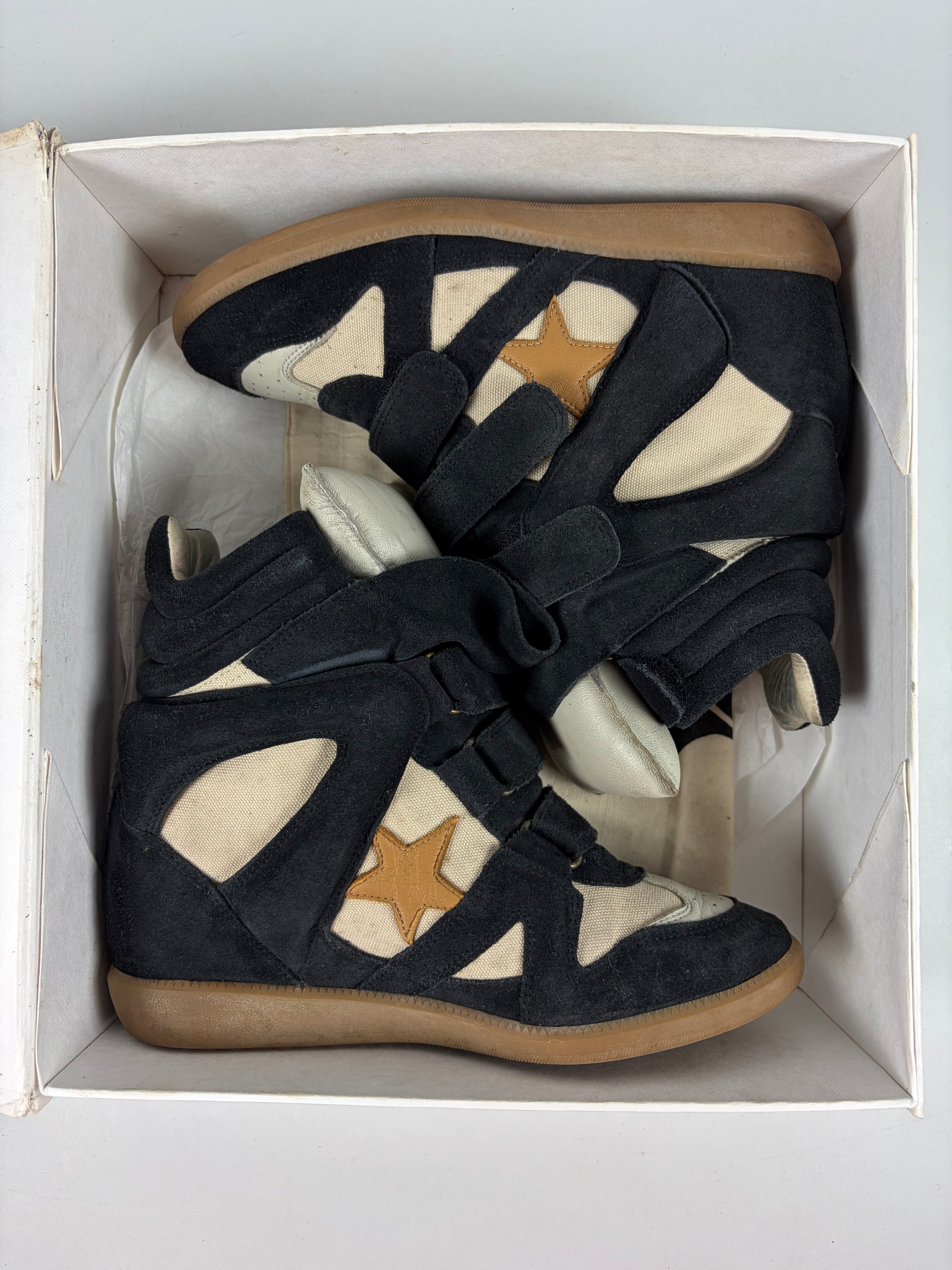 ISABEL MARANT Bekett ‘Star’ wedge sneakers - eu 40