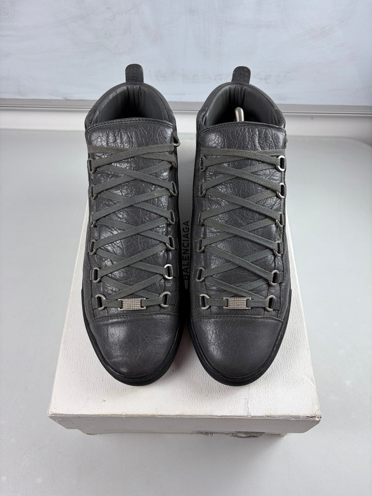 Balenciaga arena high tops - eu 43 / us 10 - grey
