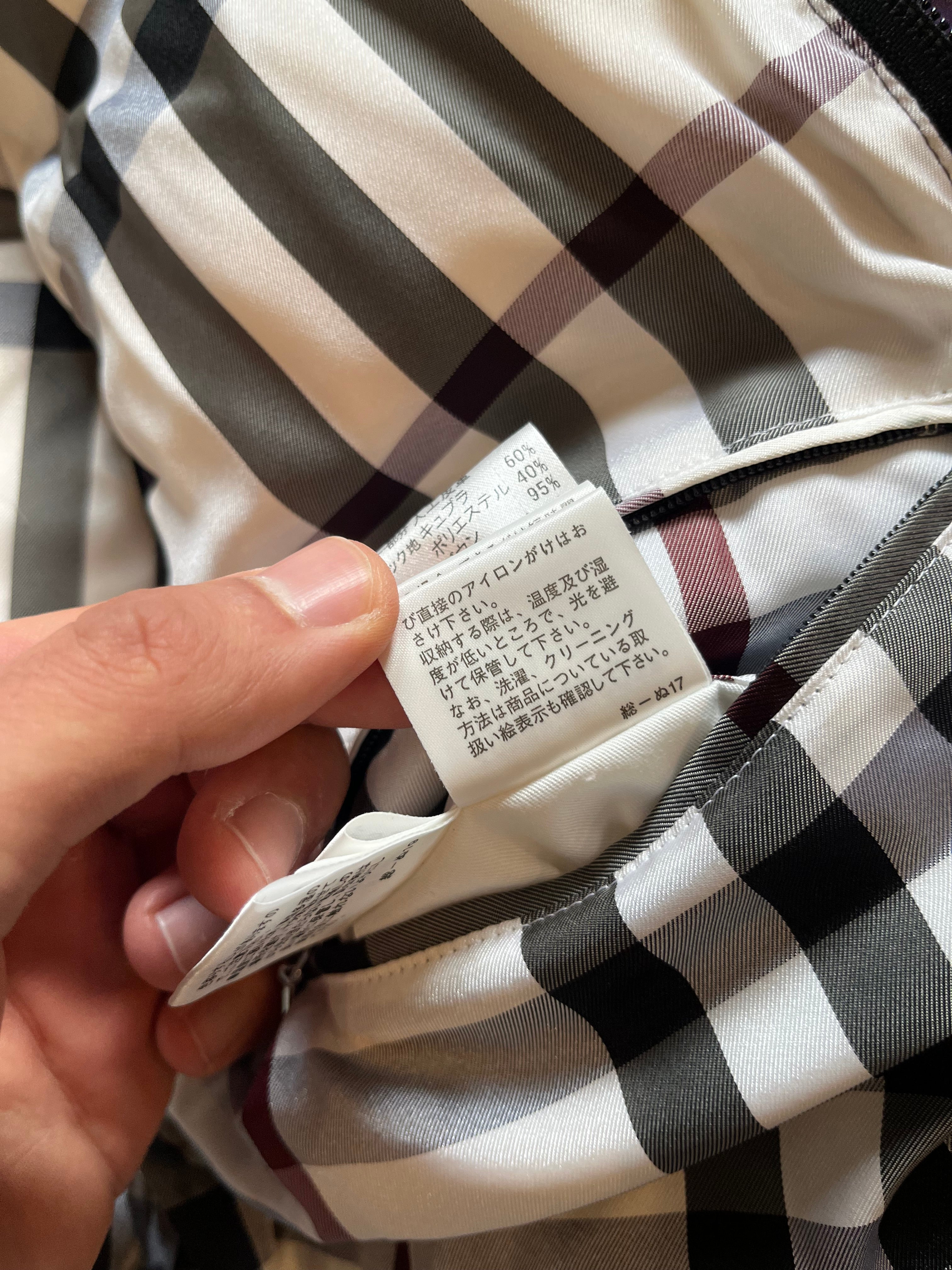 00’s BURBERRY made in Japan real fur down jacket (M)