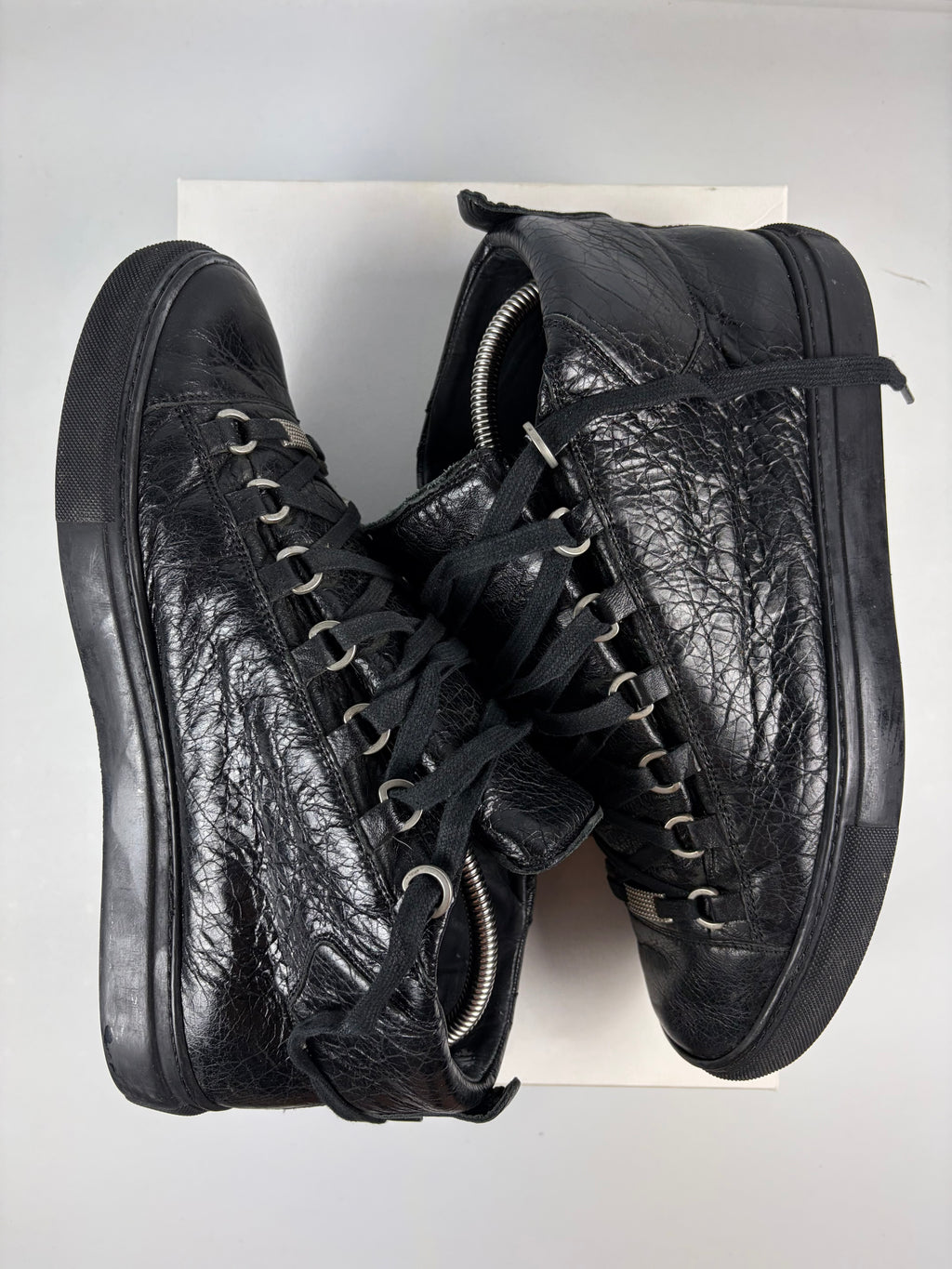 Balenciaga arena high tops - eu 42 / us 9 / uk 8 - black