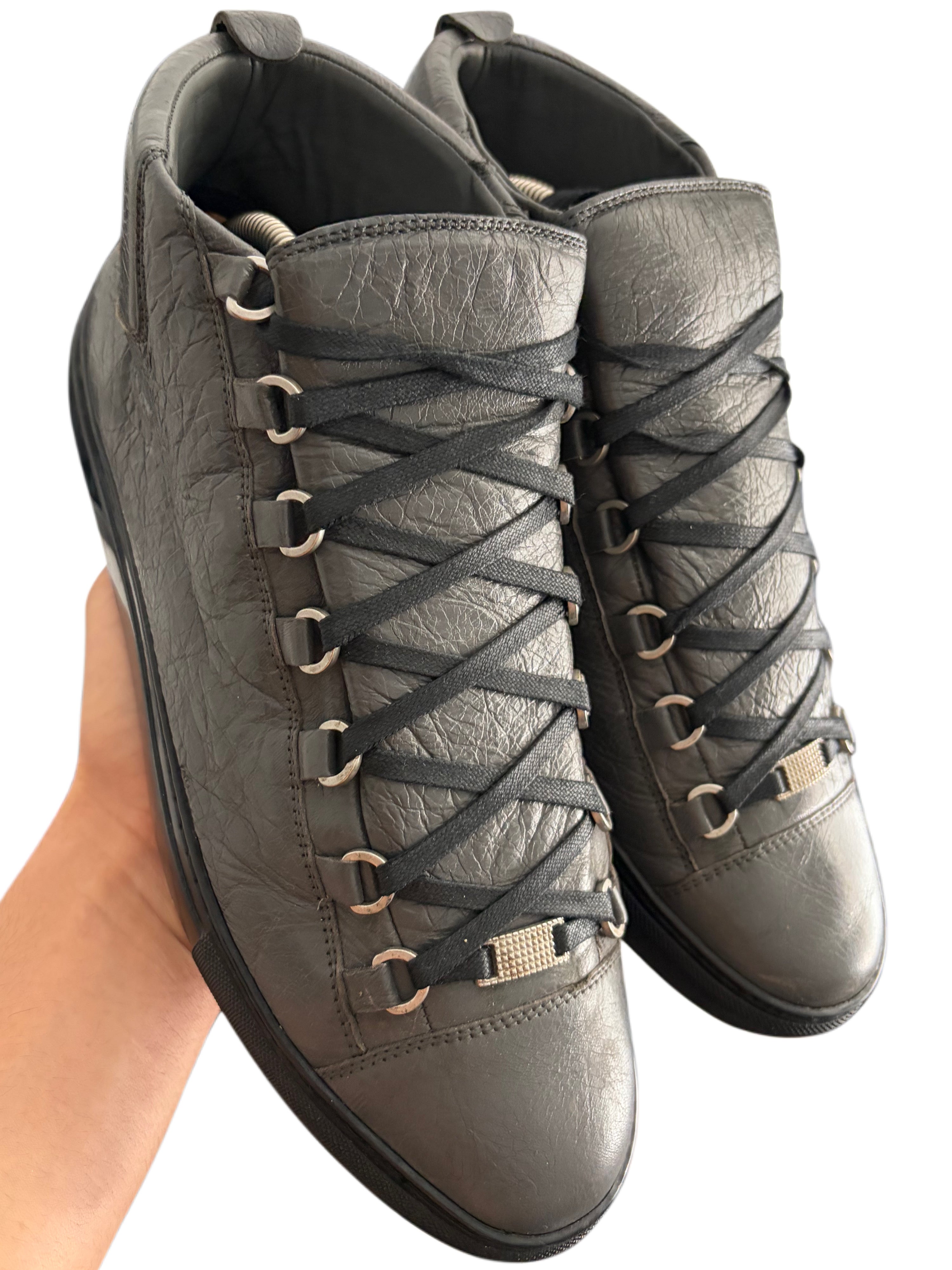 Balenciaga arena high tops - eu 43 - grey