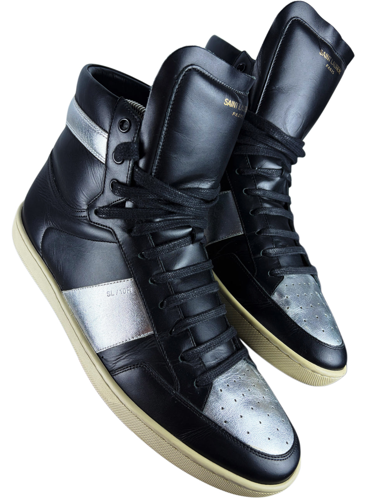 Saint Laurent Court Classic SL/10H high-top sneakers - eu 45 / us 12 - black