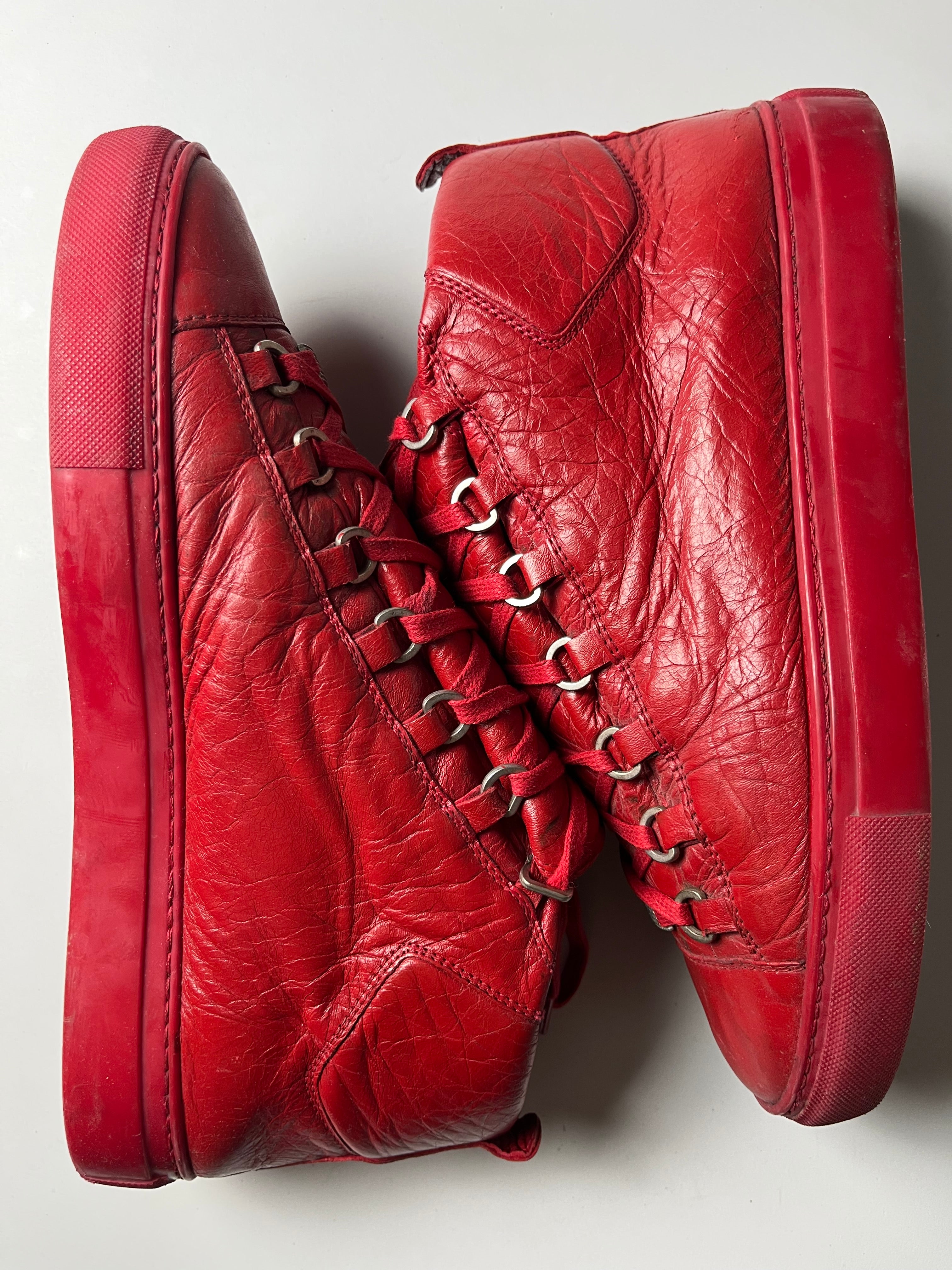 Balenciaga arena high top - Eu 41 - red