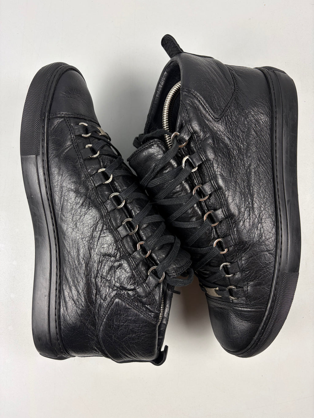 Balenciaga arena high tops - eu 42 / us 9 / uk 8 - black