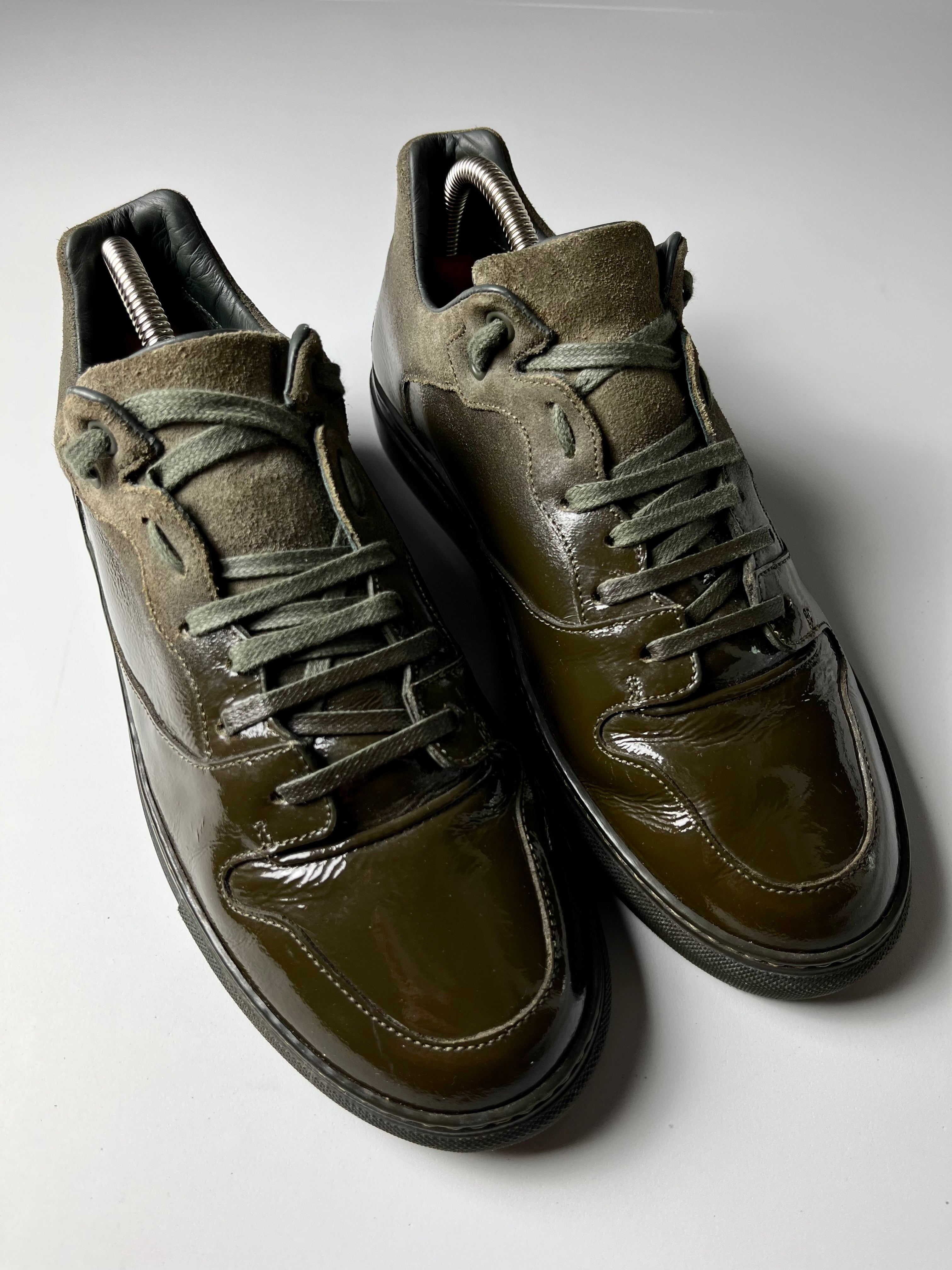 Balenciaga low Dipped Suede Leather - EU 40 - olive green