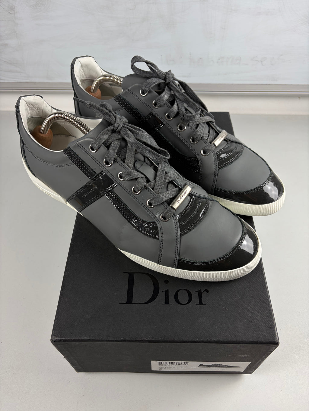 Dior Homme low tops - eu 44 / us 11 - grey