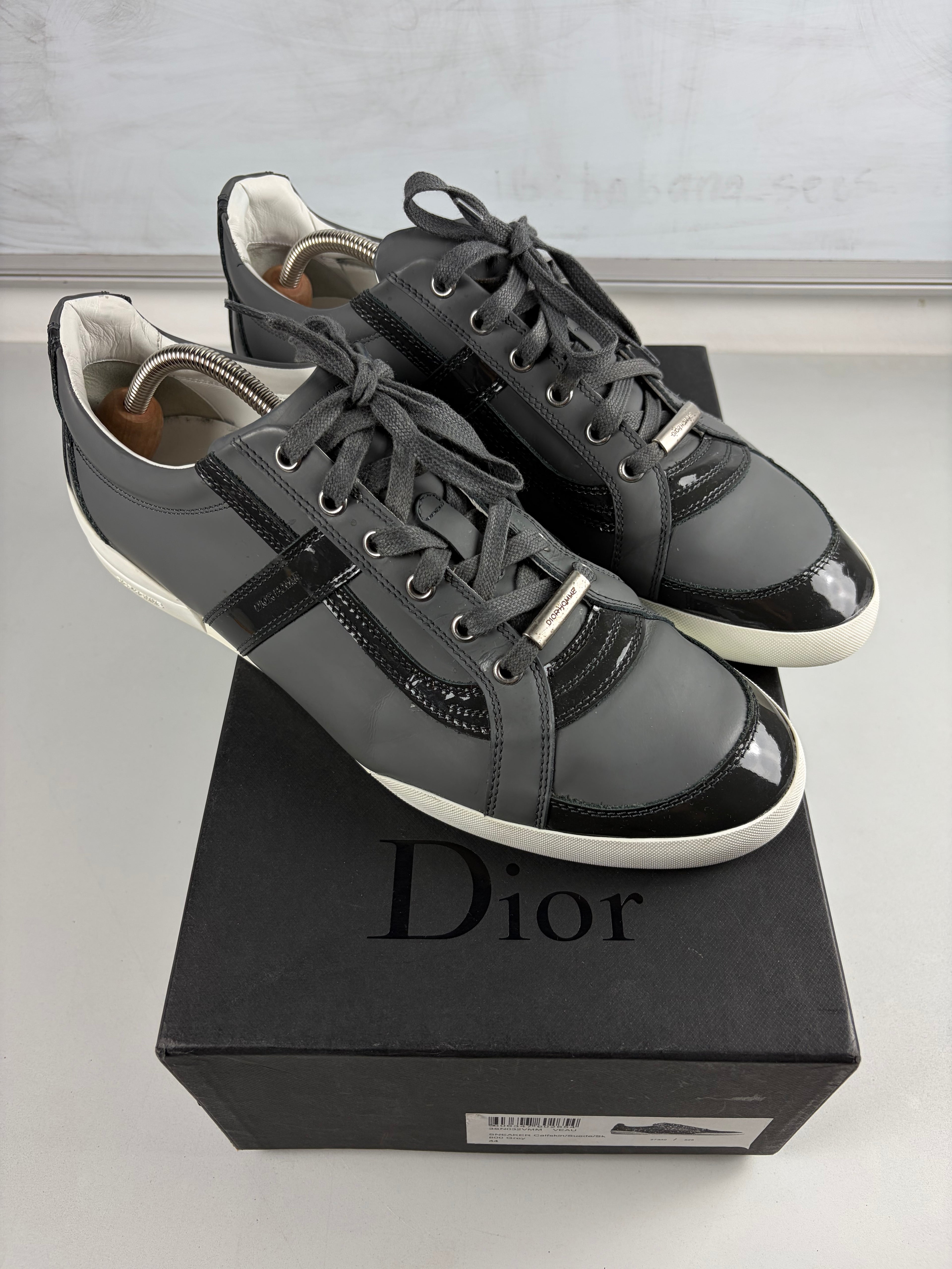Dior Homme low tops - eu 44 / us 11 - grey