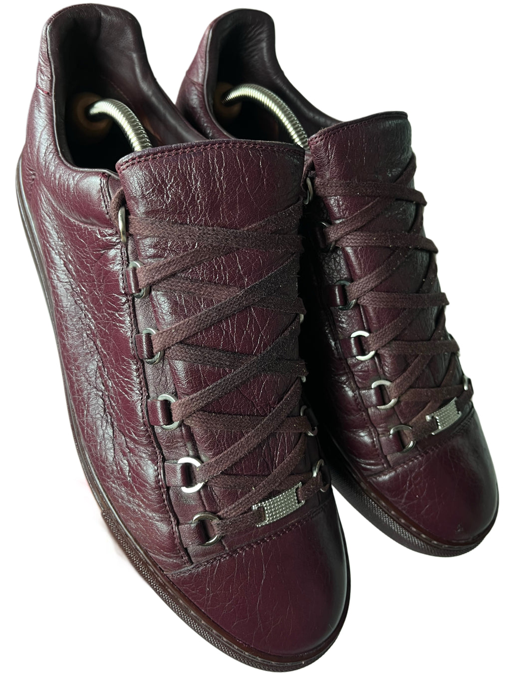 Balenciaga arena low - eu 44 - burgundy