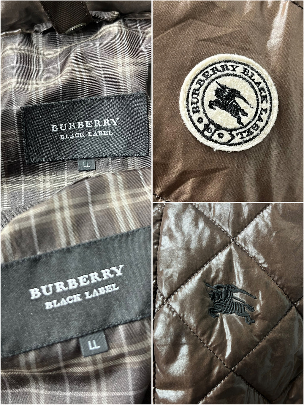 00’s BURBERRY made in Japan 2 in 1 down jacket (L/LL) - brown