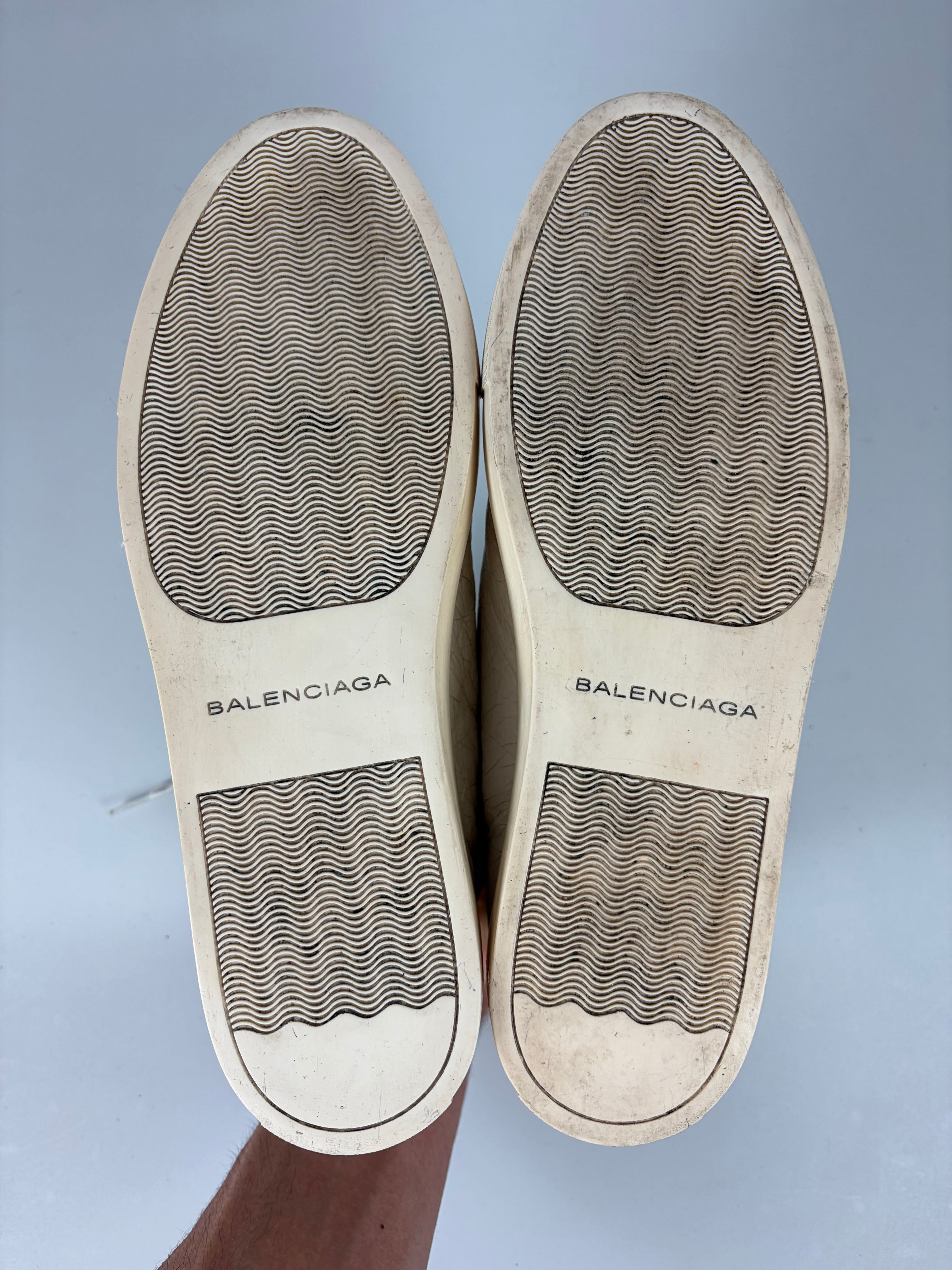 Balenciaga arena high tops - eu 43 - white