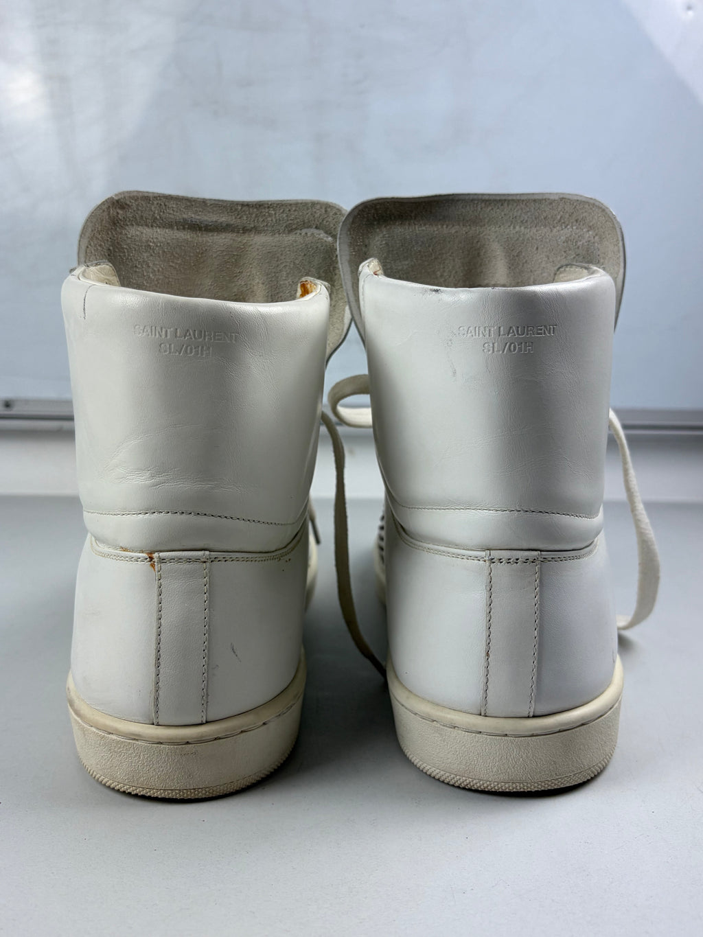Saint Laurent SL/01H Studded High-Top Sneakers - eu 44 / us 11 / uk 10