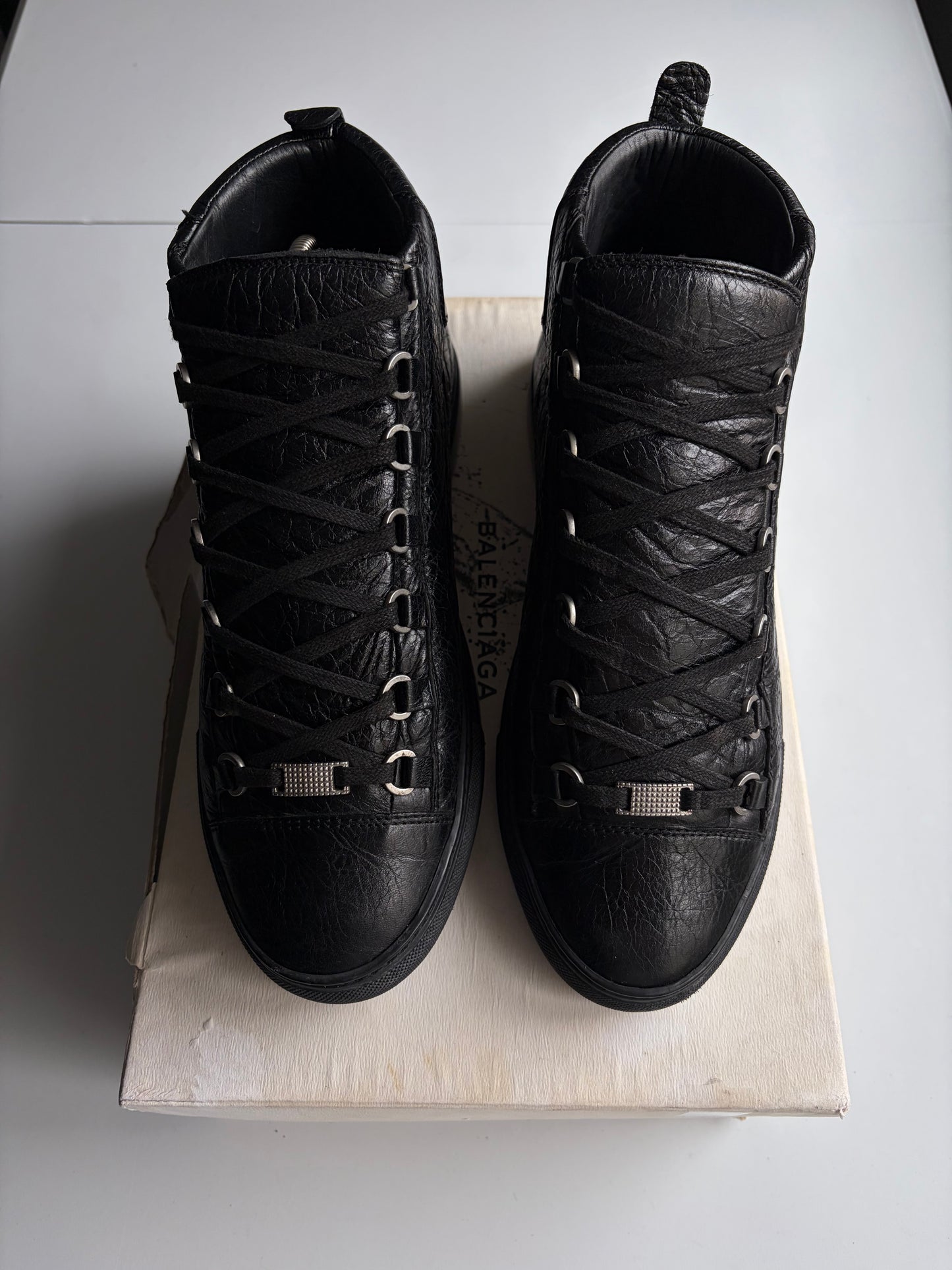Balenciaga arena high tops - eu 42 - black