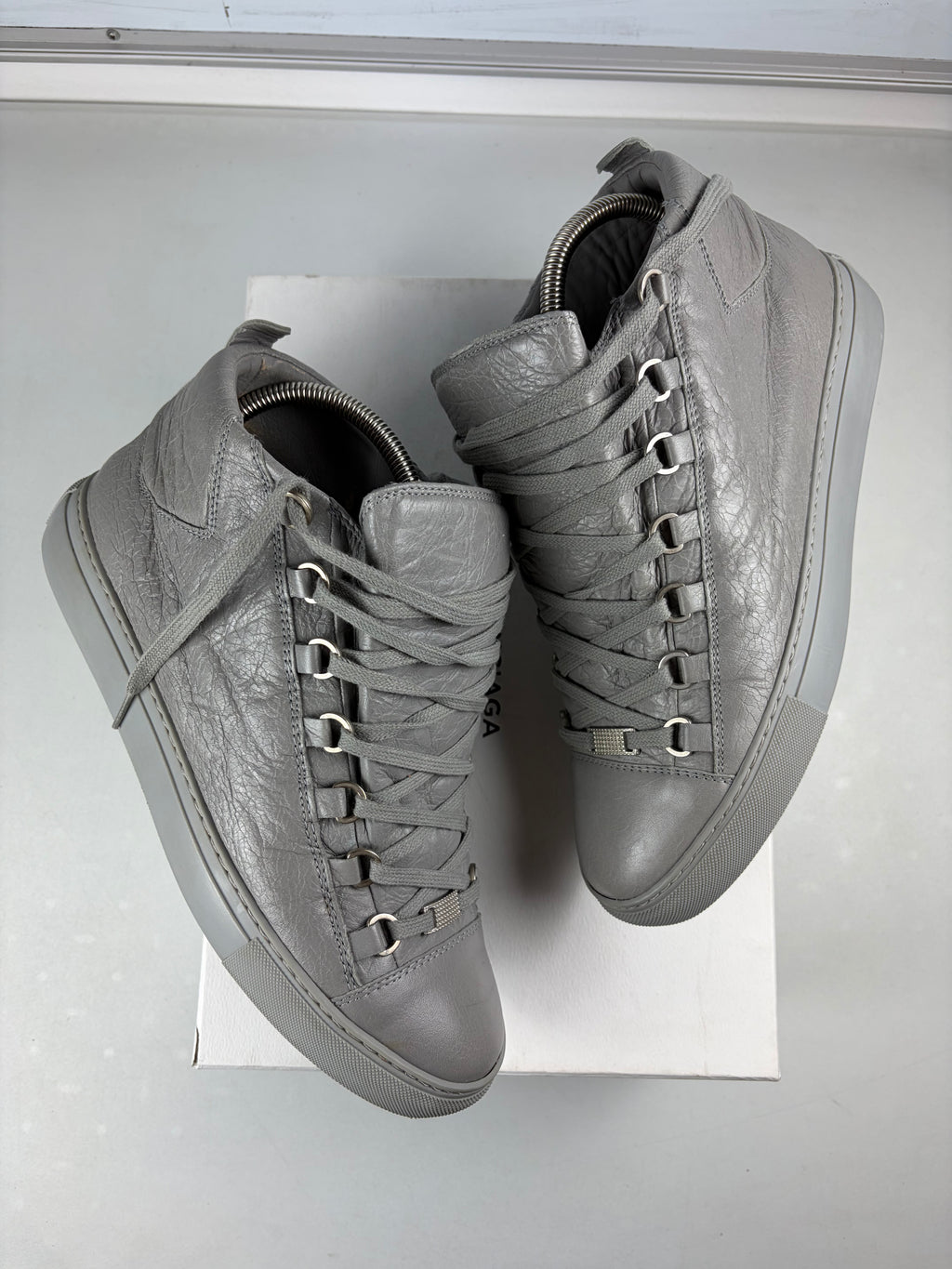 Balenciaga arena high tops - eu 41 / us 8 / uk 7 - grey
