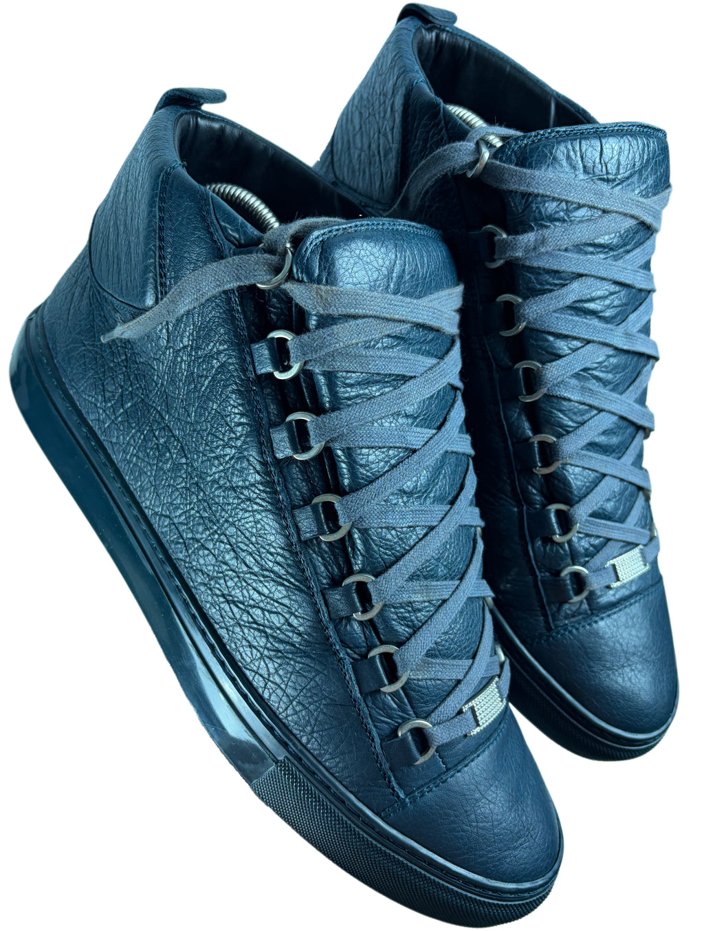 Balenciaga arena high tops - eu 43 / us 10 - navy blue