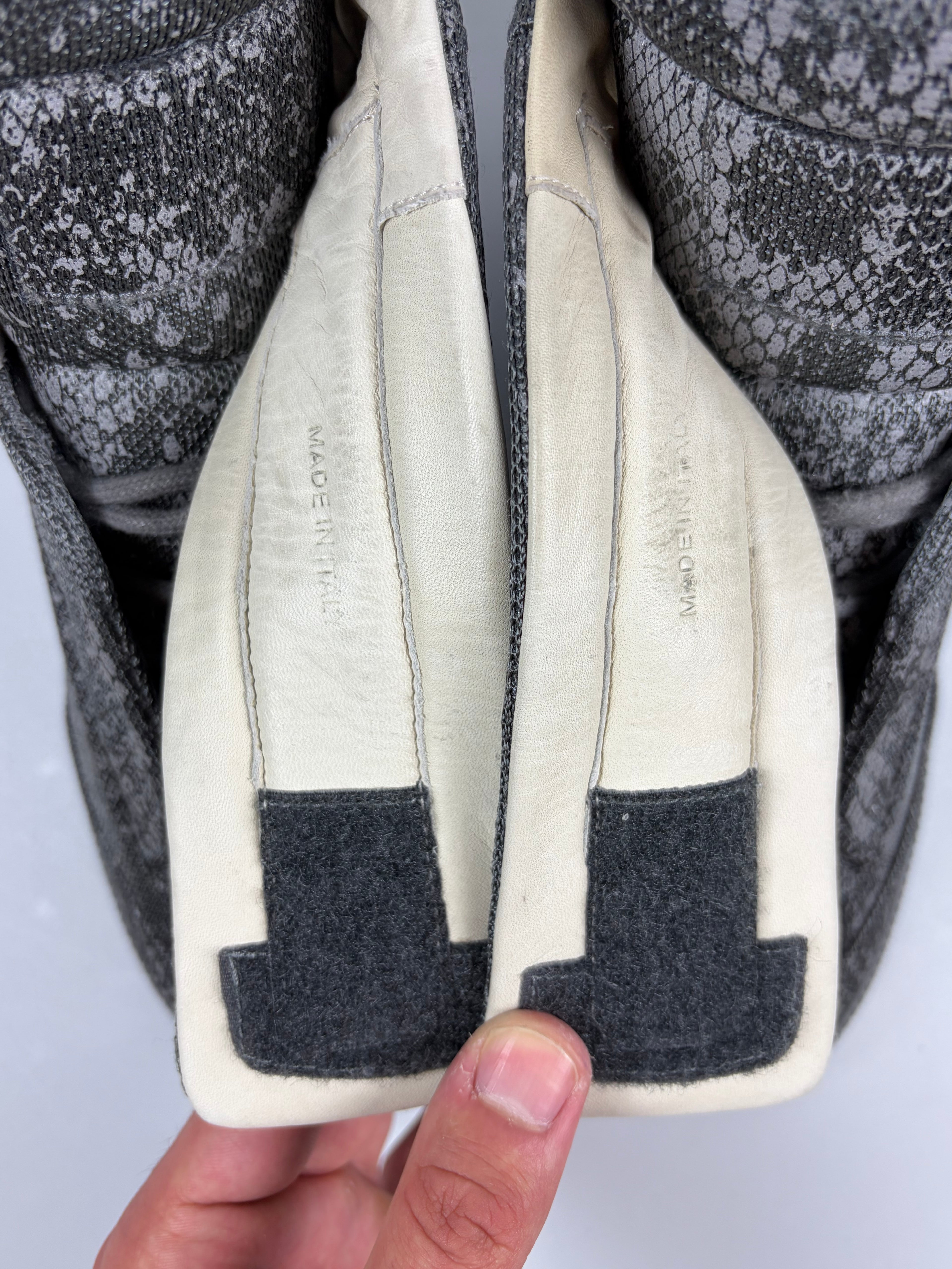 Maison Margiela Future ‘Reflective Python’ high tops - eu 42 / us 9